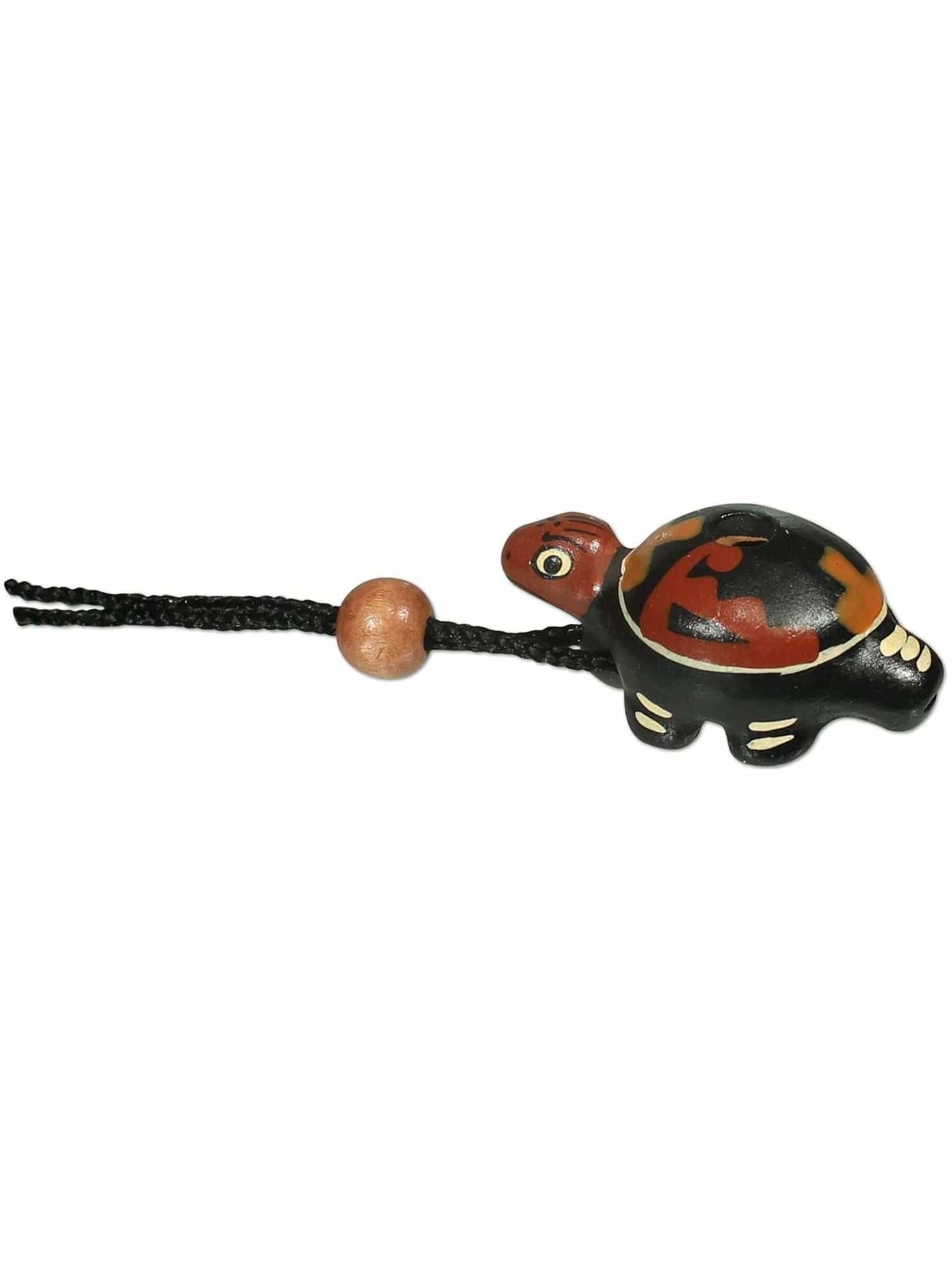 Singing Turtle Clay Whistle on Cord - Image 6