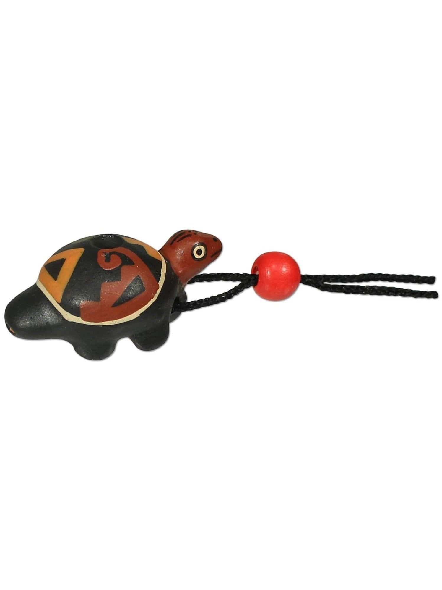 Singing Turtle Clay Whistle on Cord - Image 7