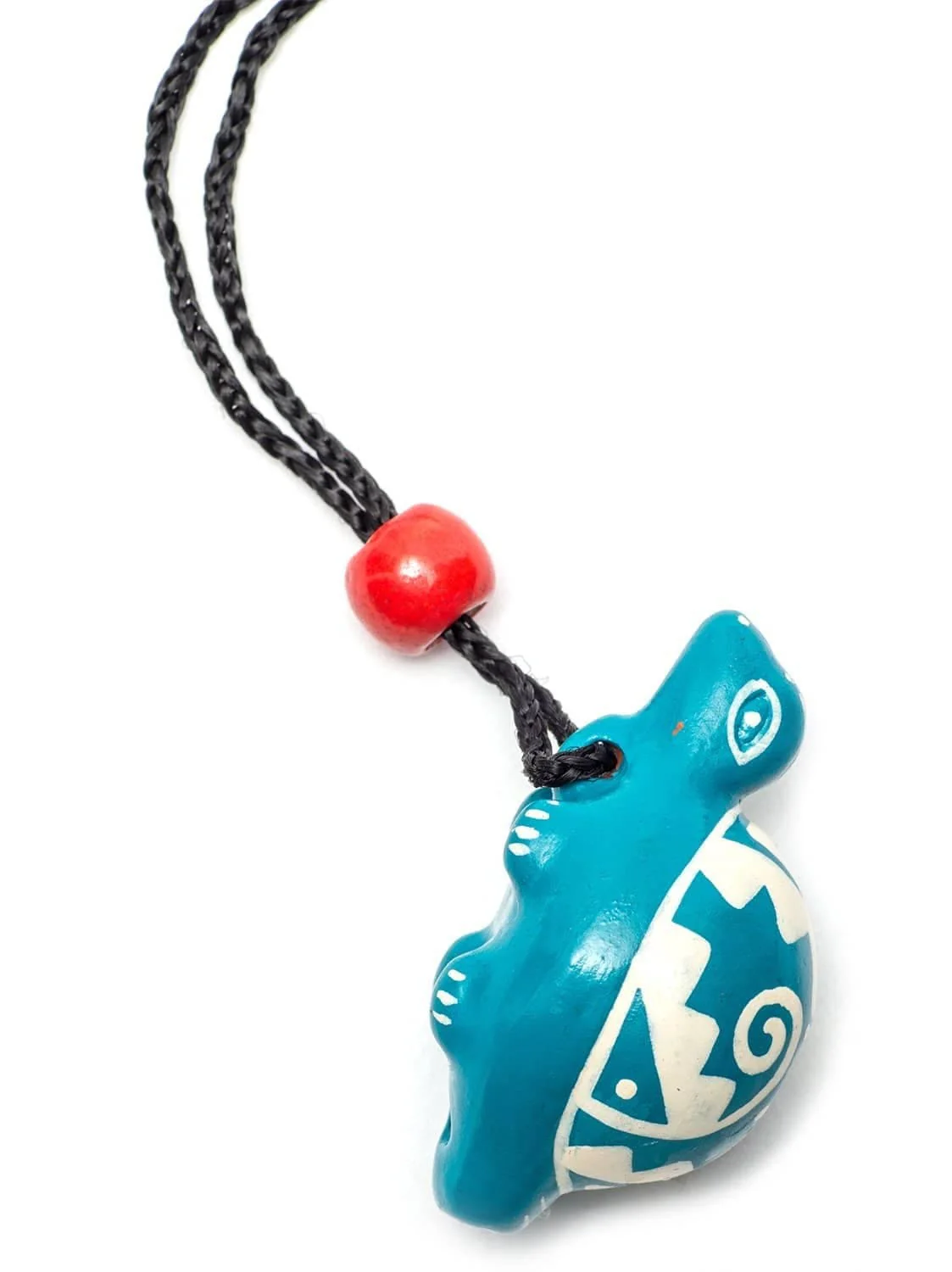 Singing Turtle Clay Whistle on Cord - Image 5