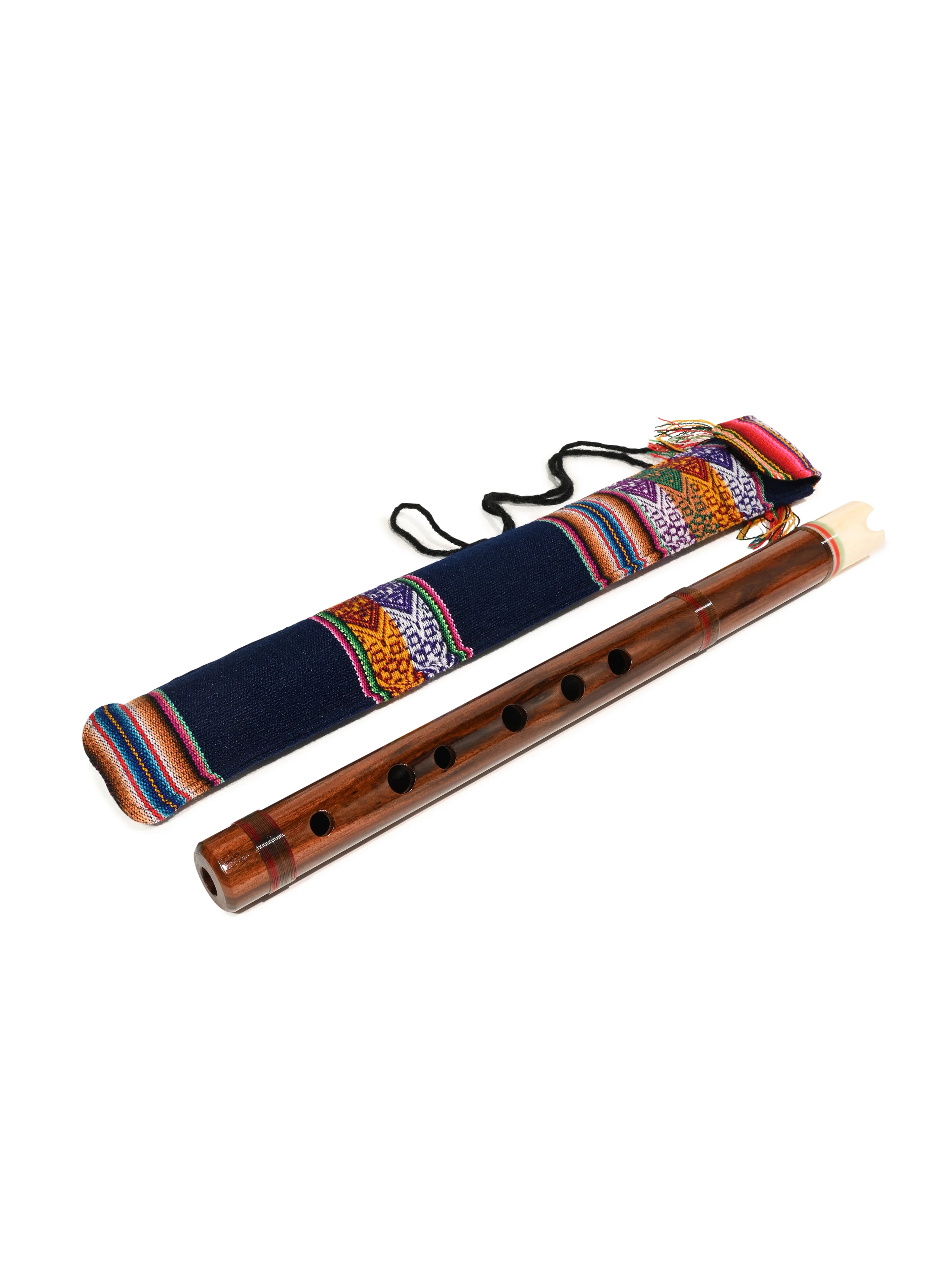 Song of the Andes Peruvian Quena Flute Wood w/Case - Image 12