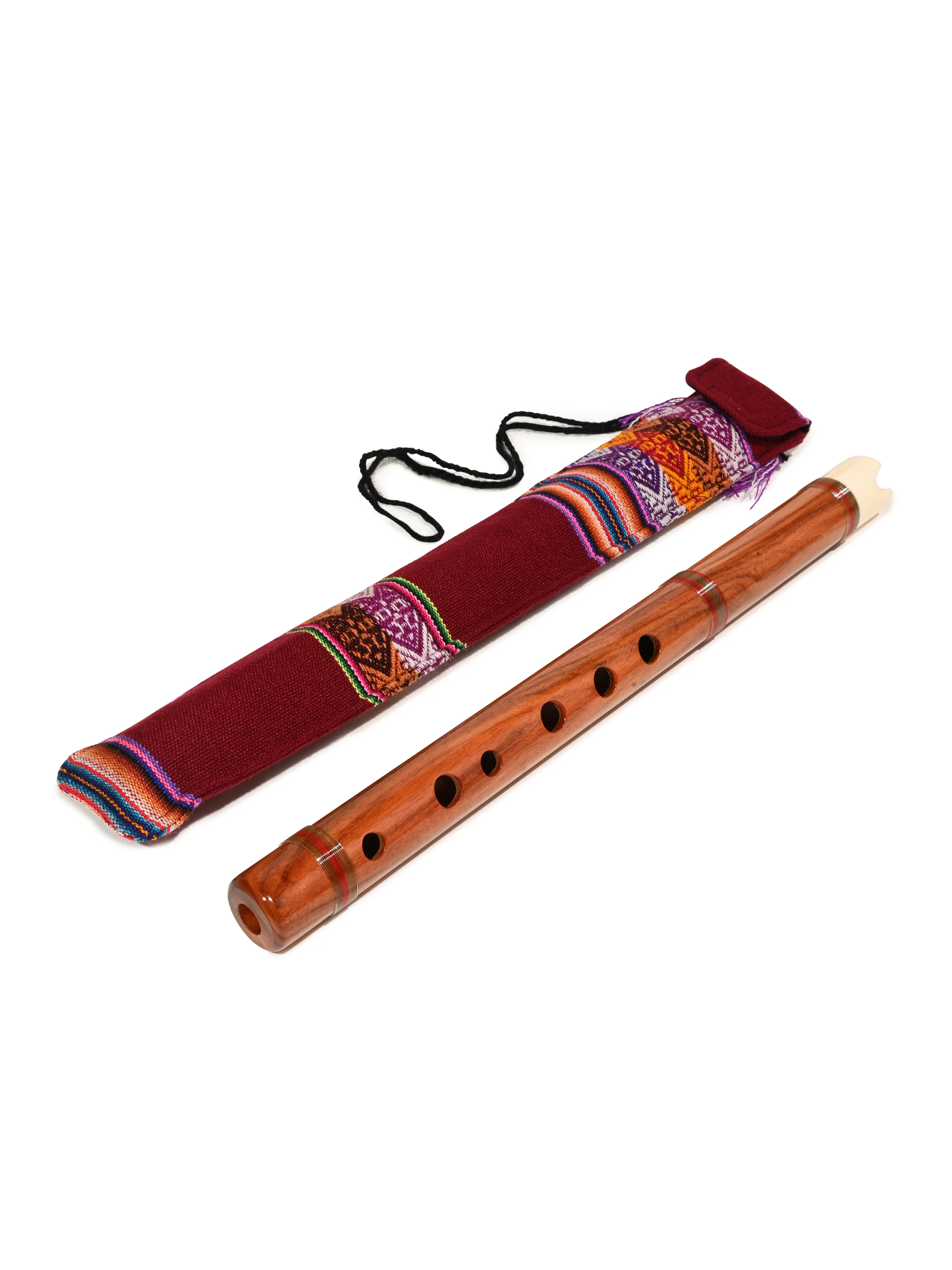 Song of the Andes Peruvian Quena Flute Wood w/Case - Image 13