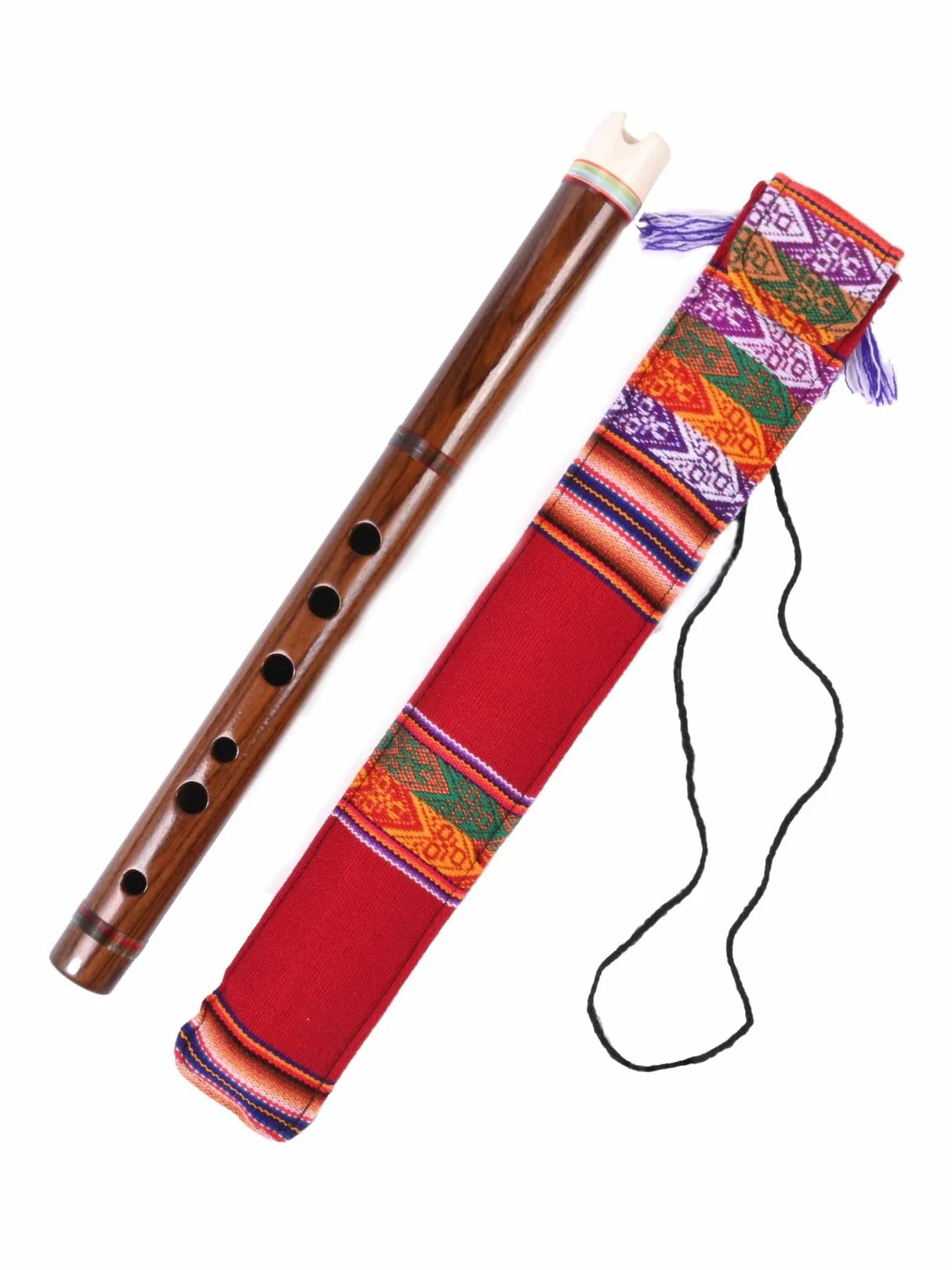 Song of the Andes Peruvian Quena Flute Wood w/Case - Image 7