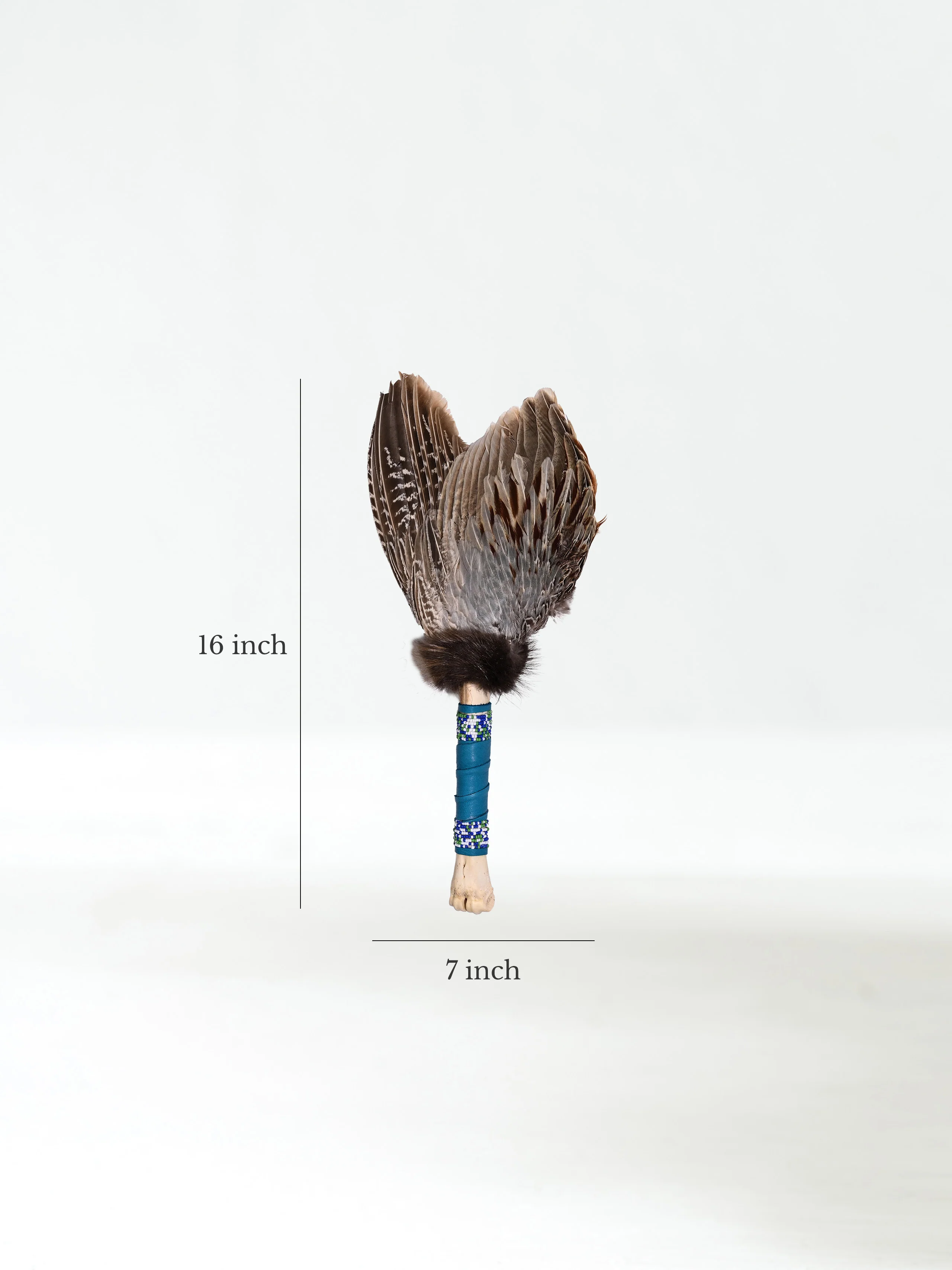 Spirit Prayer Fan with Bone Handle - Image 12
