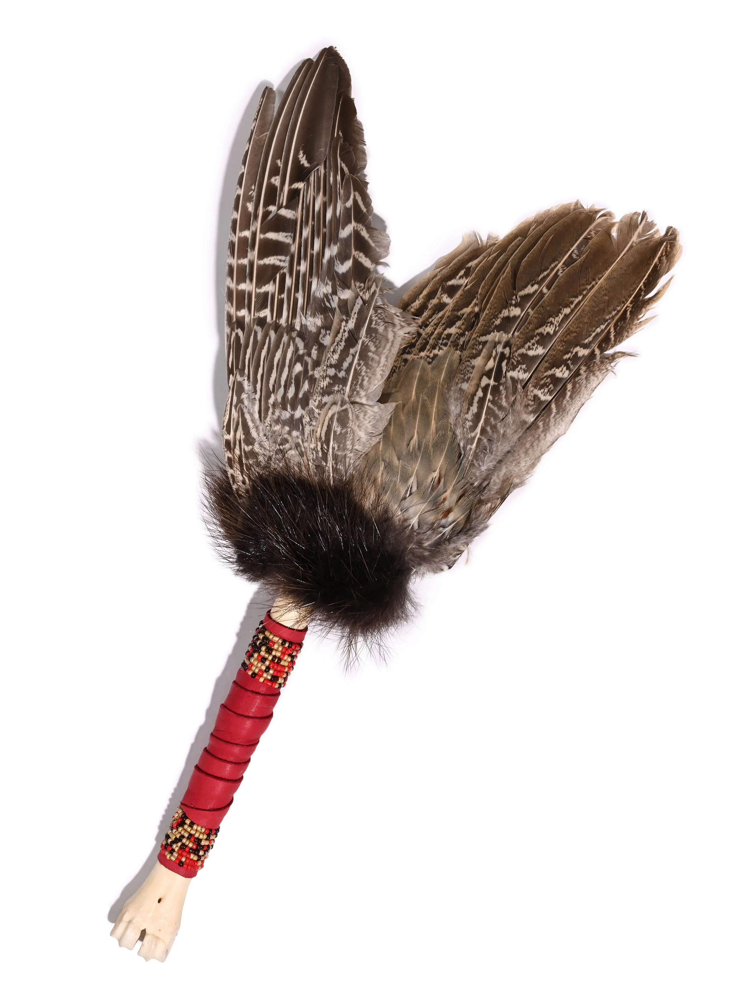 Spirit Prayer Fan with Bone Handle - Image 13