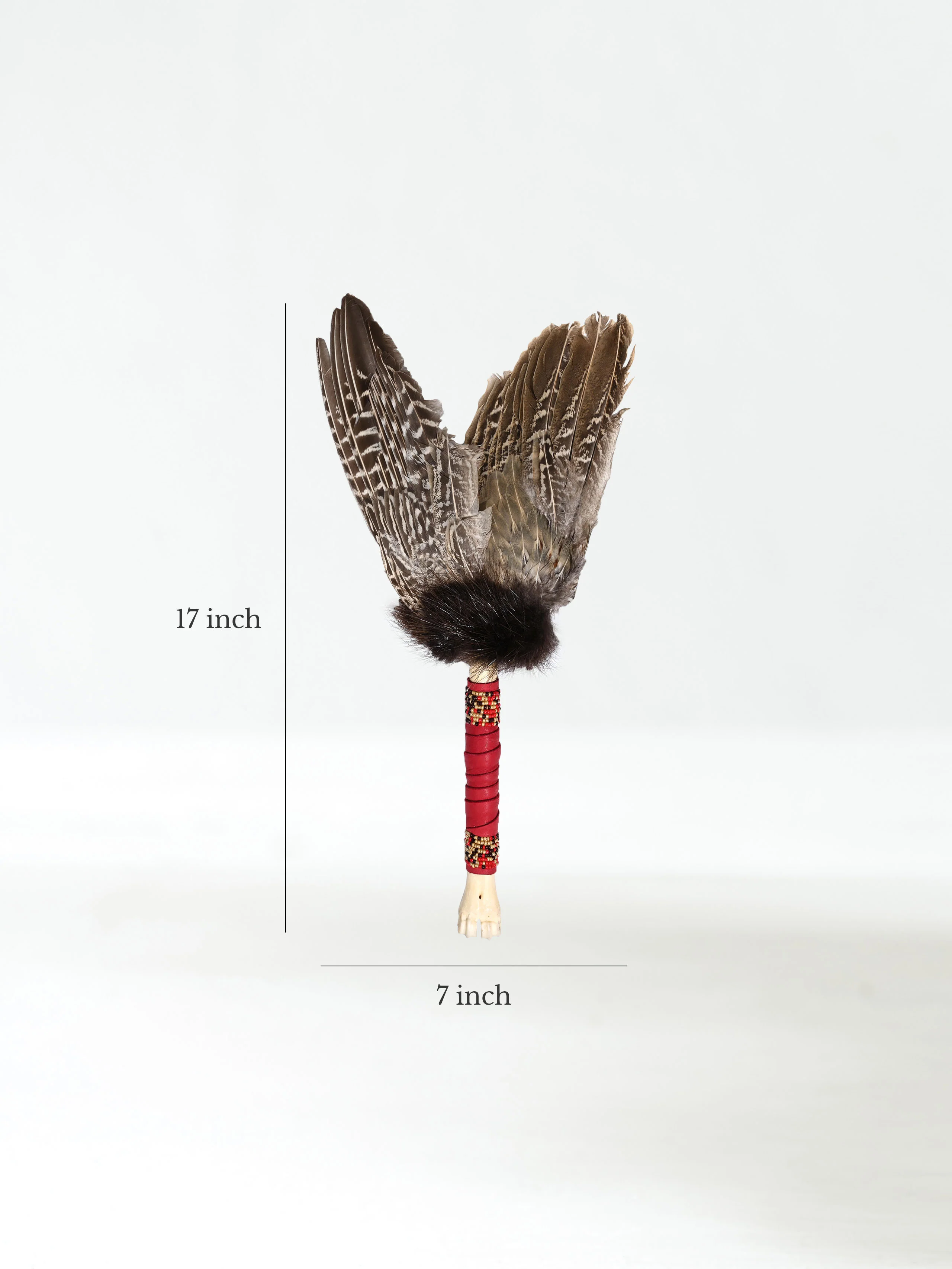 Spirit Prayer Fan with Bone Handle - Image 15