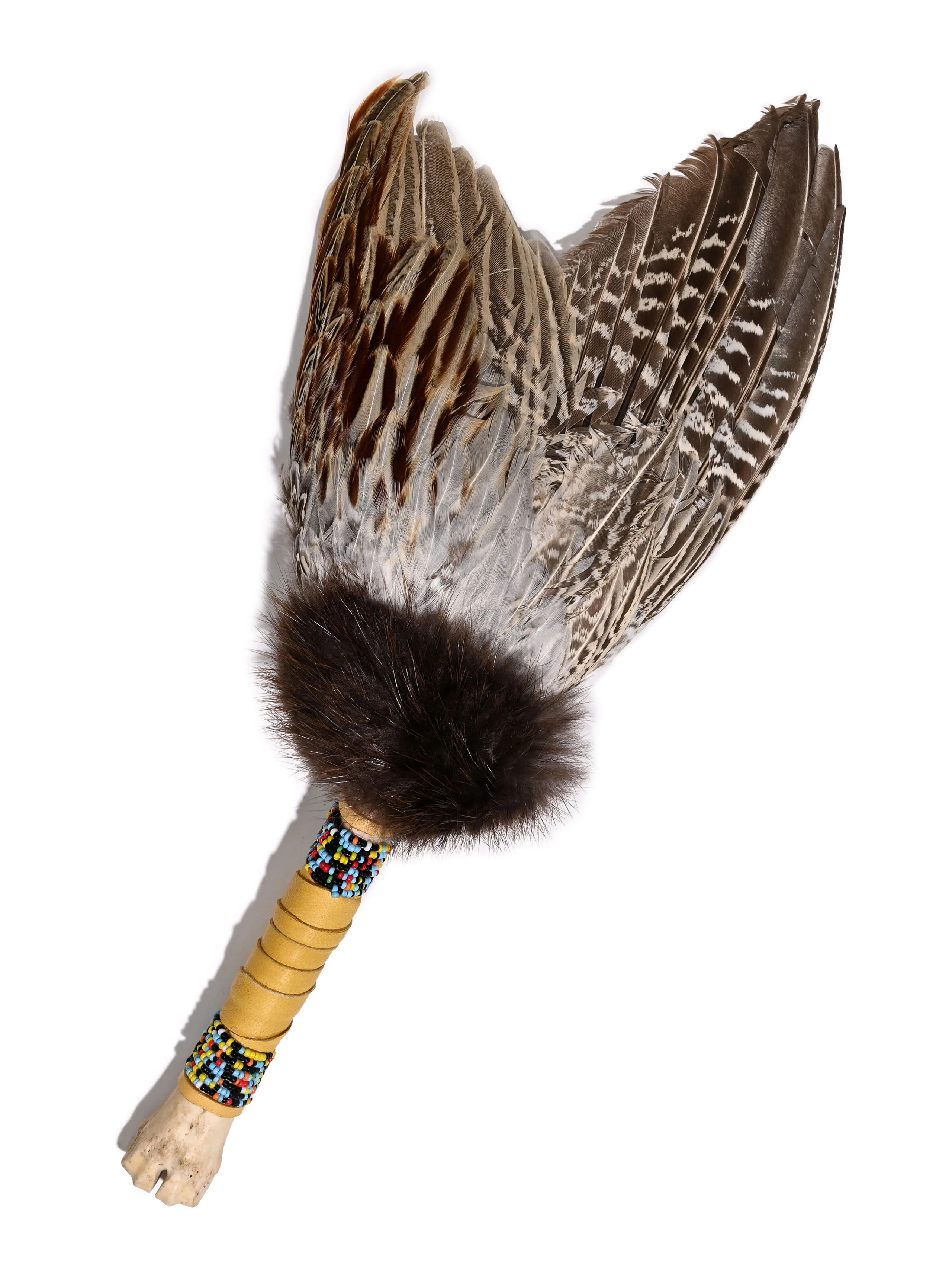 Spirit Prayer Fan with Bone Handle - Image 16