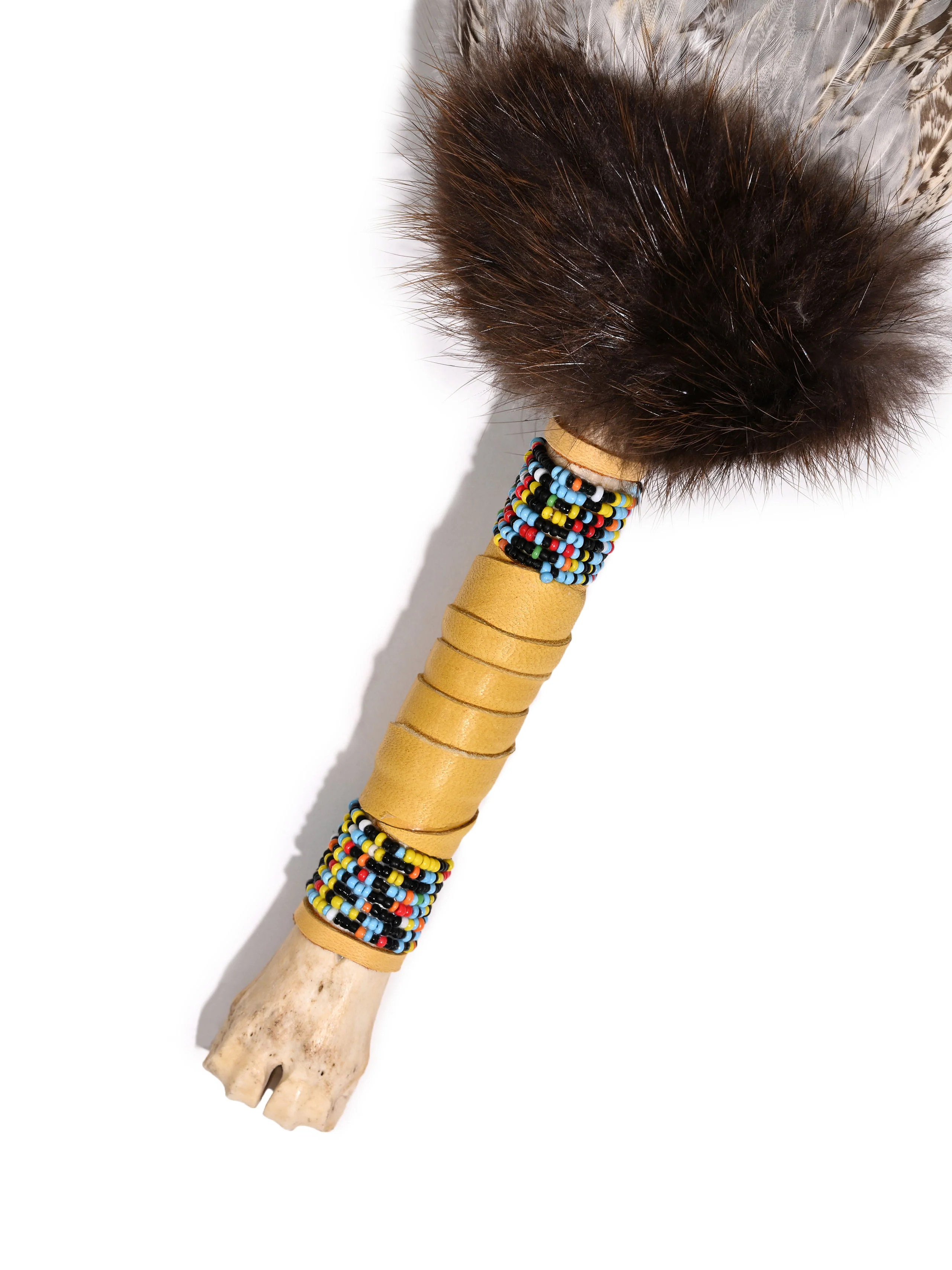 Spirit Prayer Fan with Bone Handle - Image 17