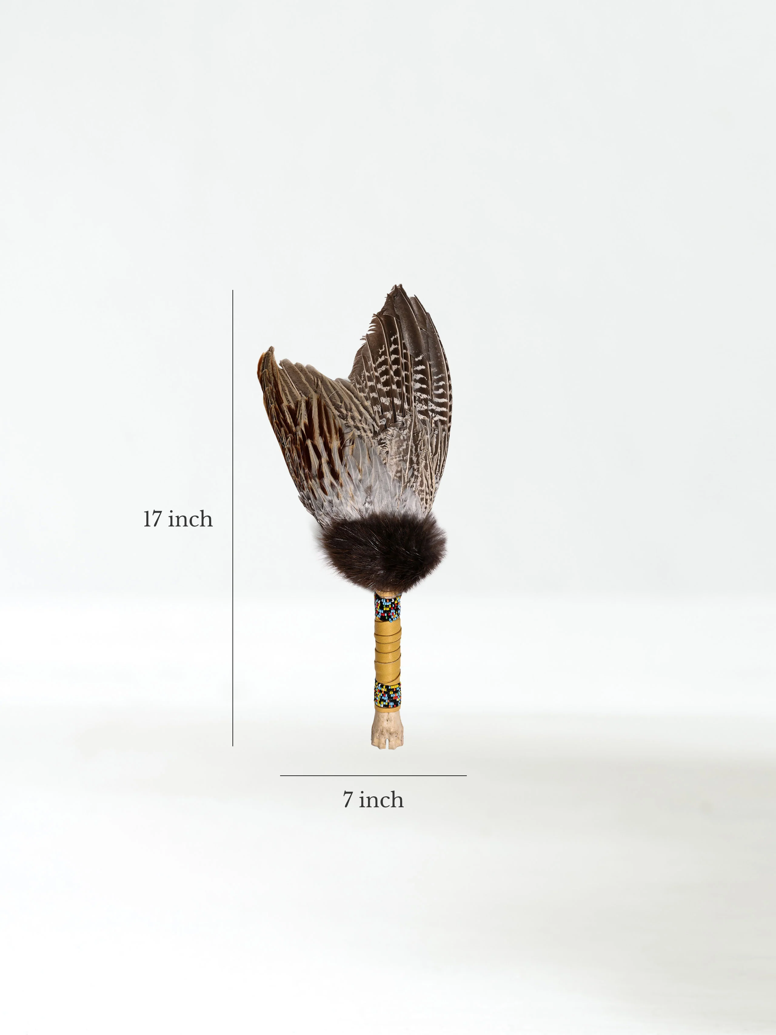 Spirit Prayer Fan with Bone Handle - Image 18