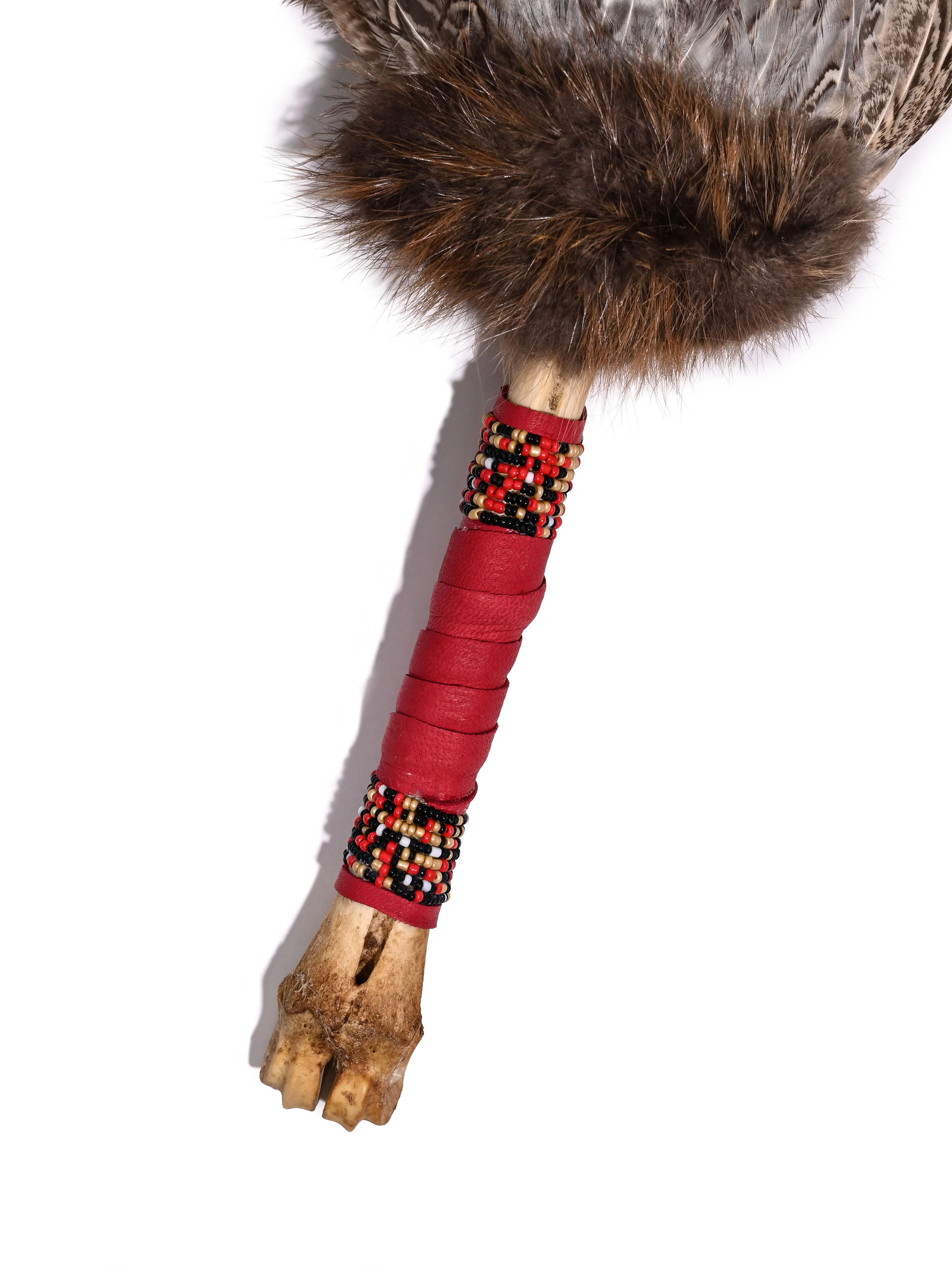 Spirit Prayer Fan with Bone Handle - Image 2