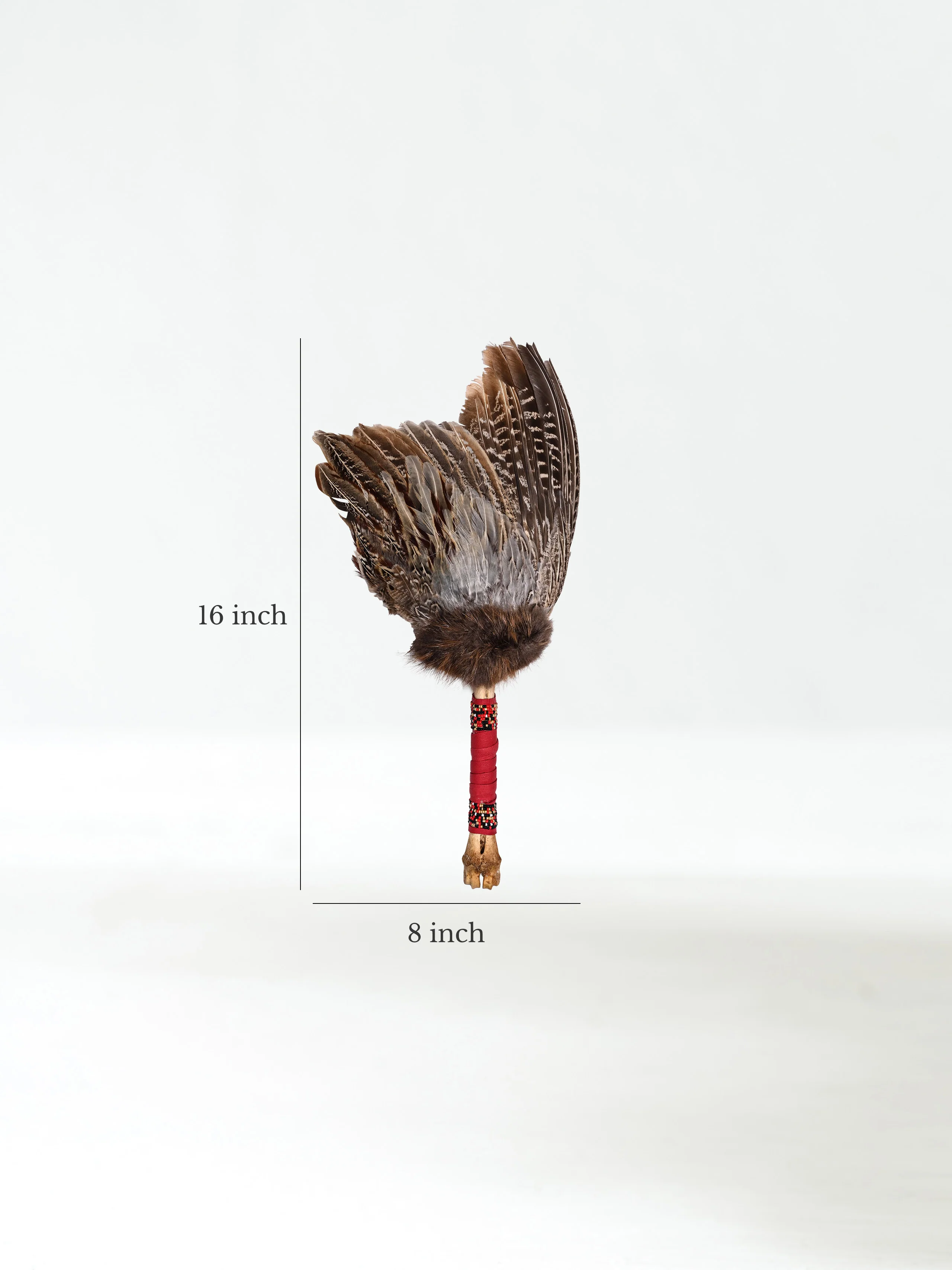Spirit Prayer Fan with Bone Handle - Image 3