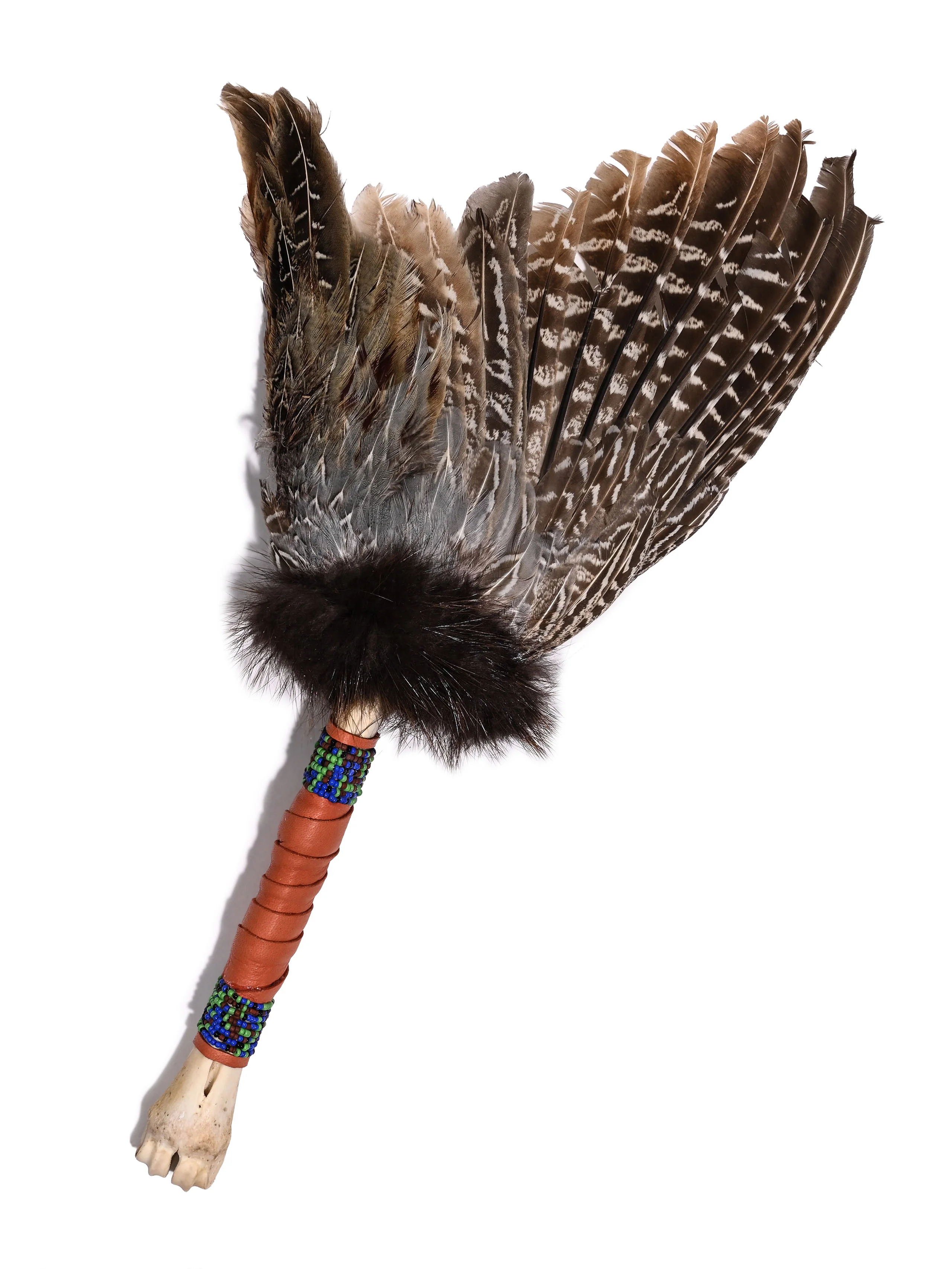Spirit Prayer Fan with Bone Handle - Image 4