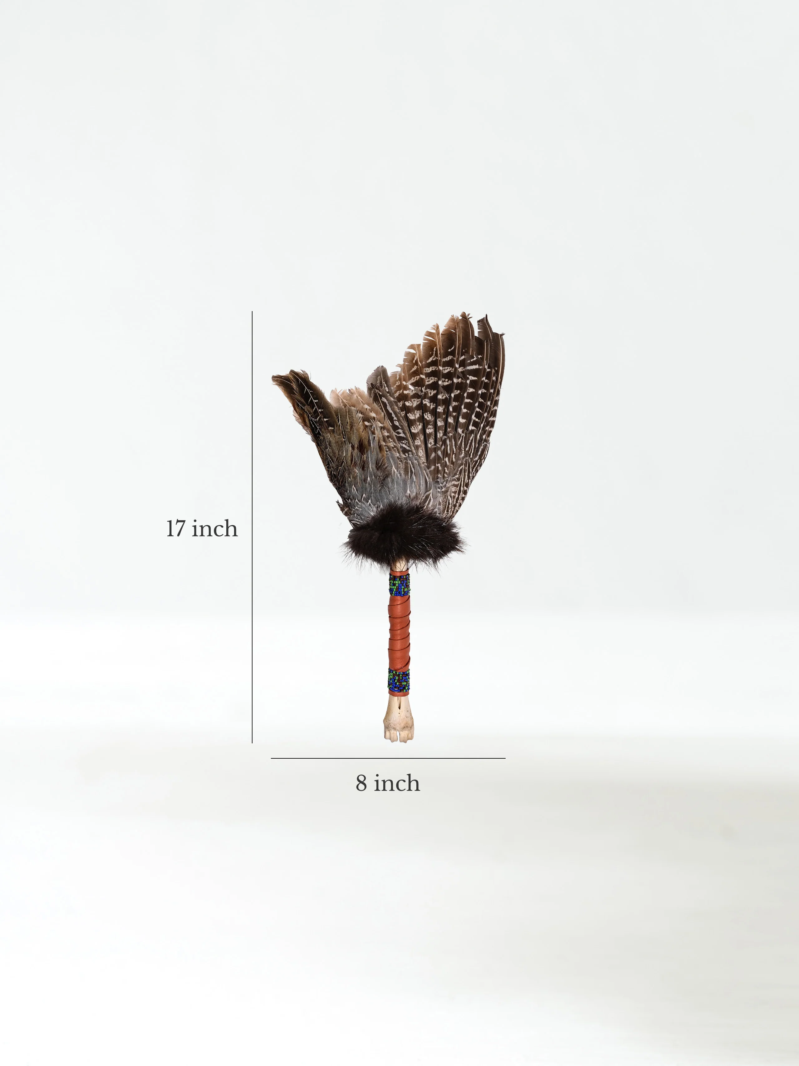 Spirit Prayer Fan with Bone Handle - Image 6