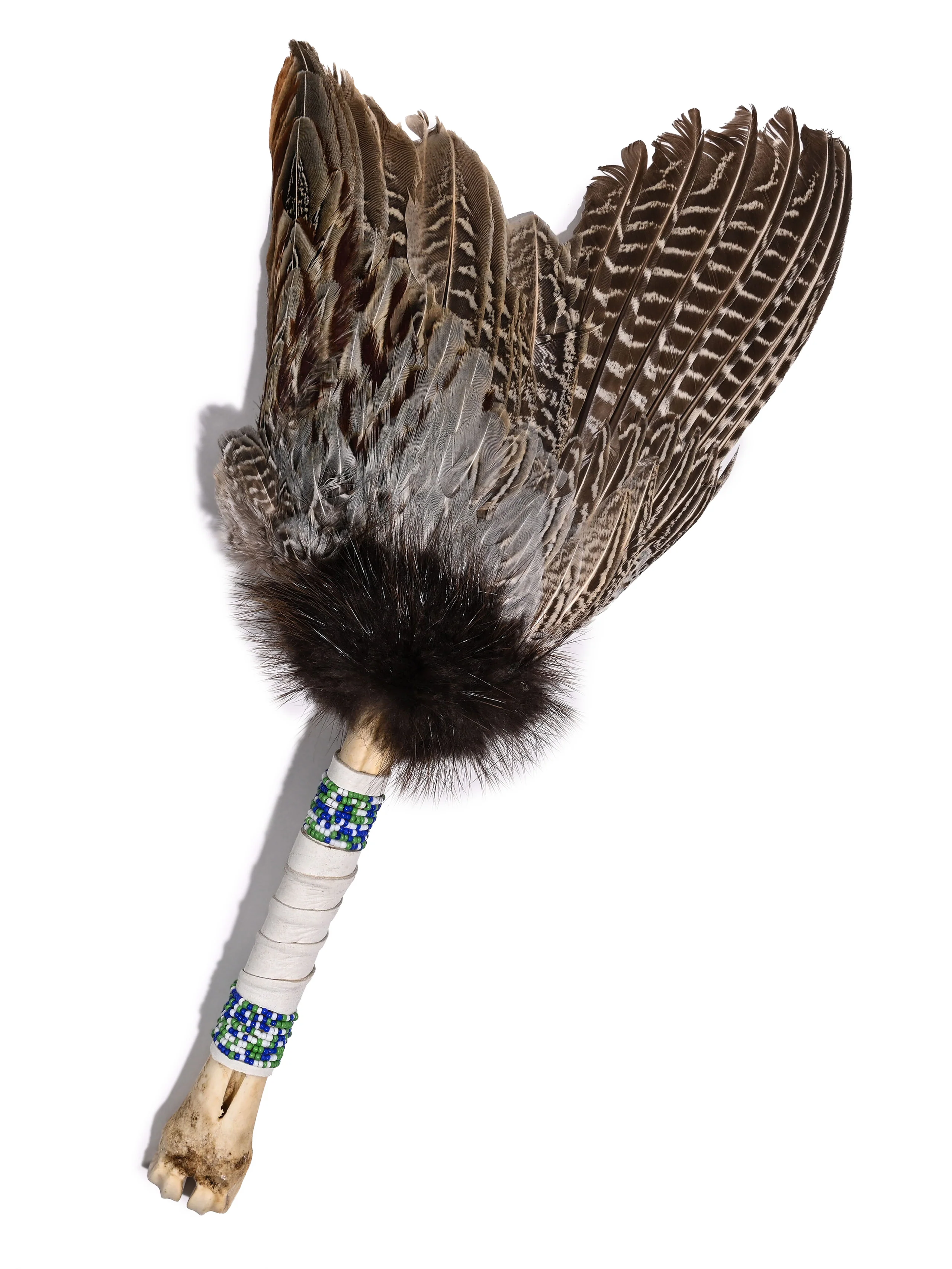 Spirit Prayer Fan with Bone Handle - Image 7
