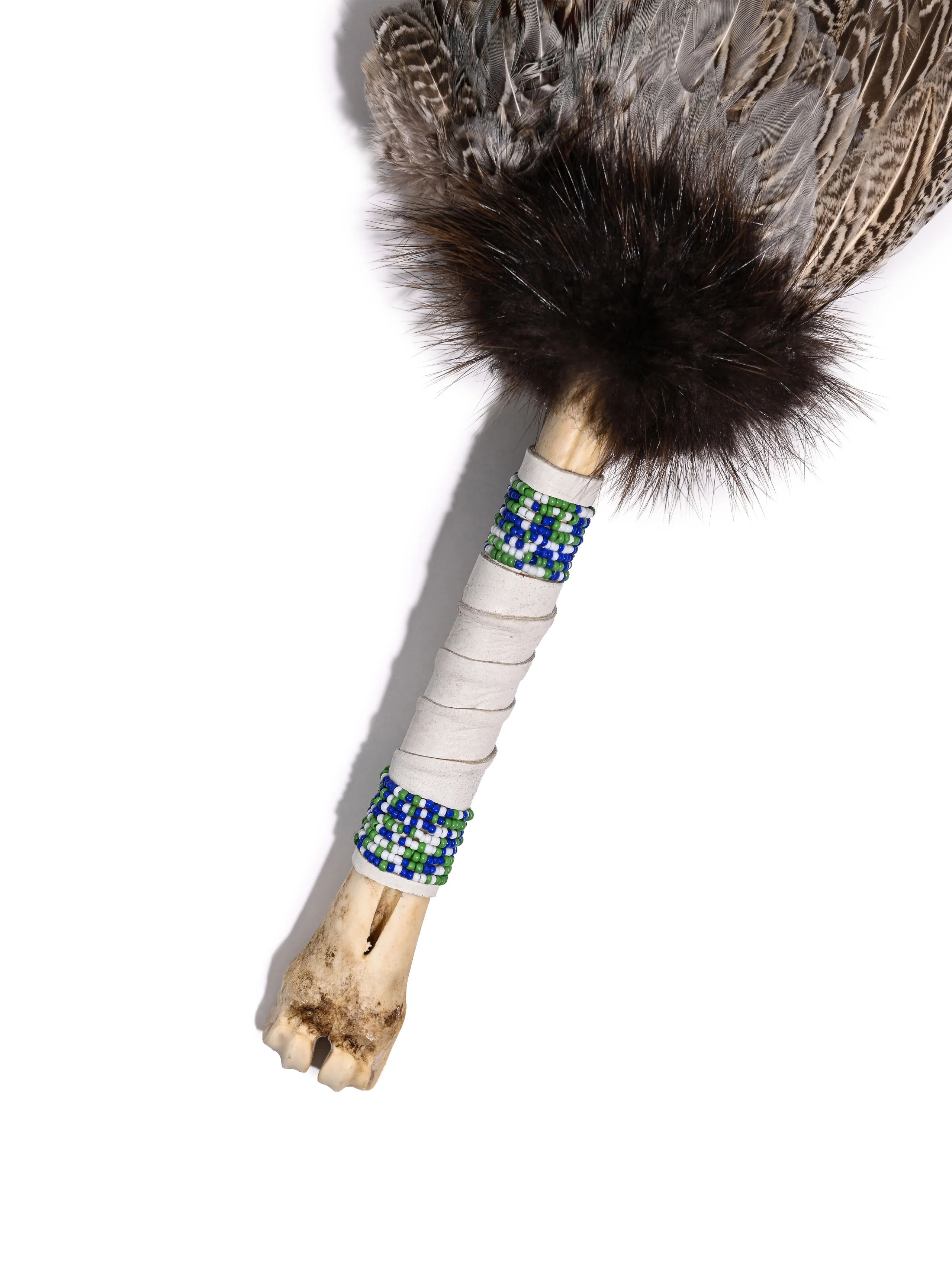 Spirit Prayer Fan with Bone Handle - Image 8