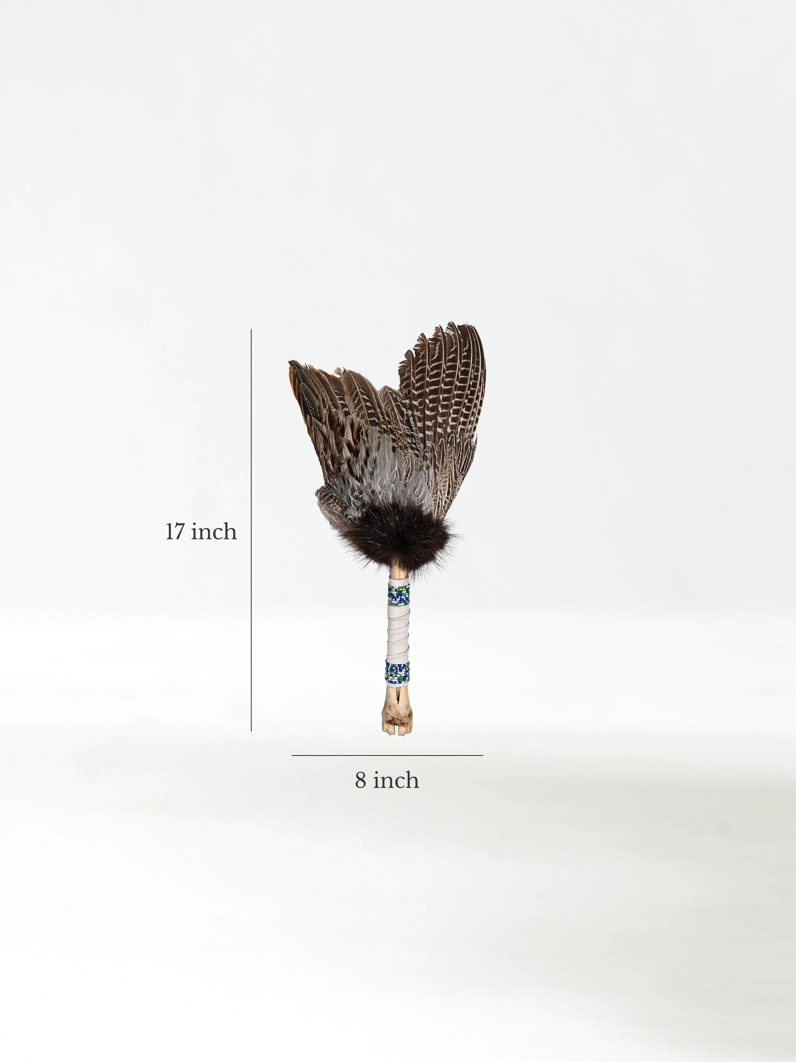 Spirit Prayer Fan with Bone Handle - Image 9
