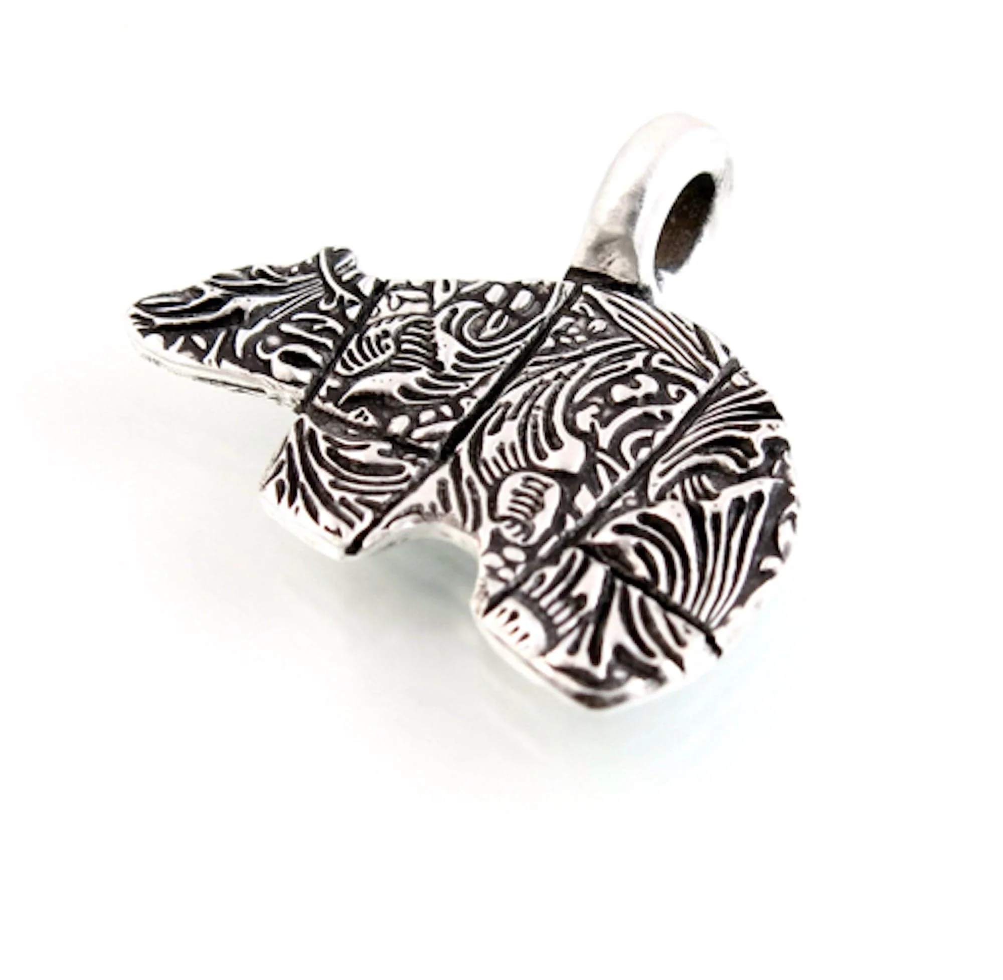 Sterling Silver Bear Totem Pendant - Image 2