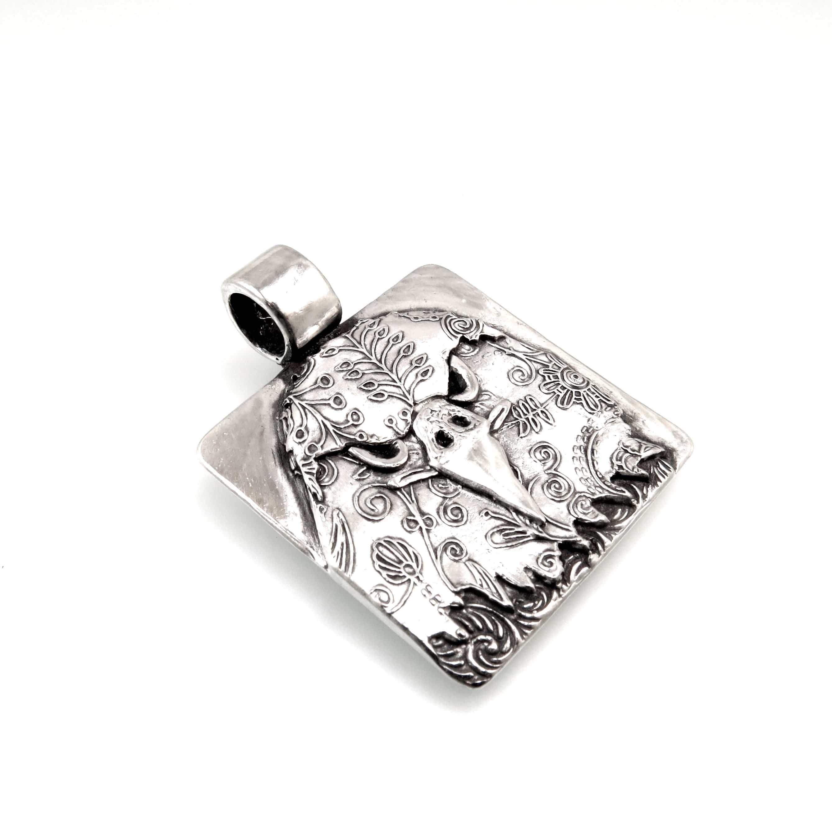 Sterling Silver Eagle Totem Pendant - Image 2