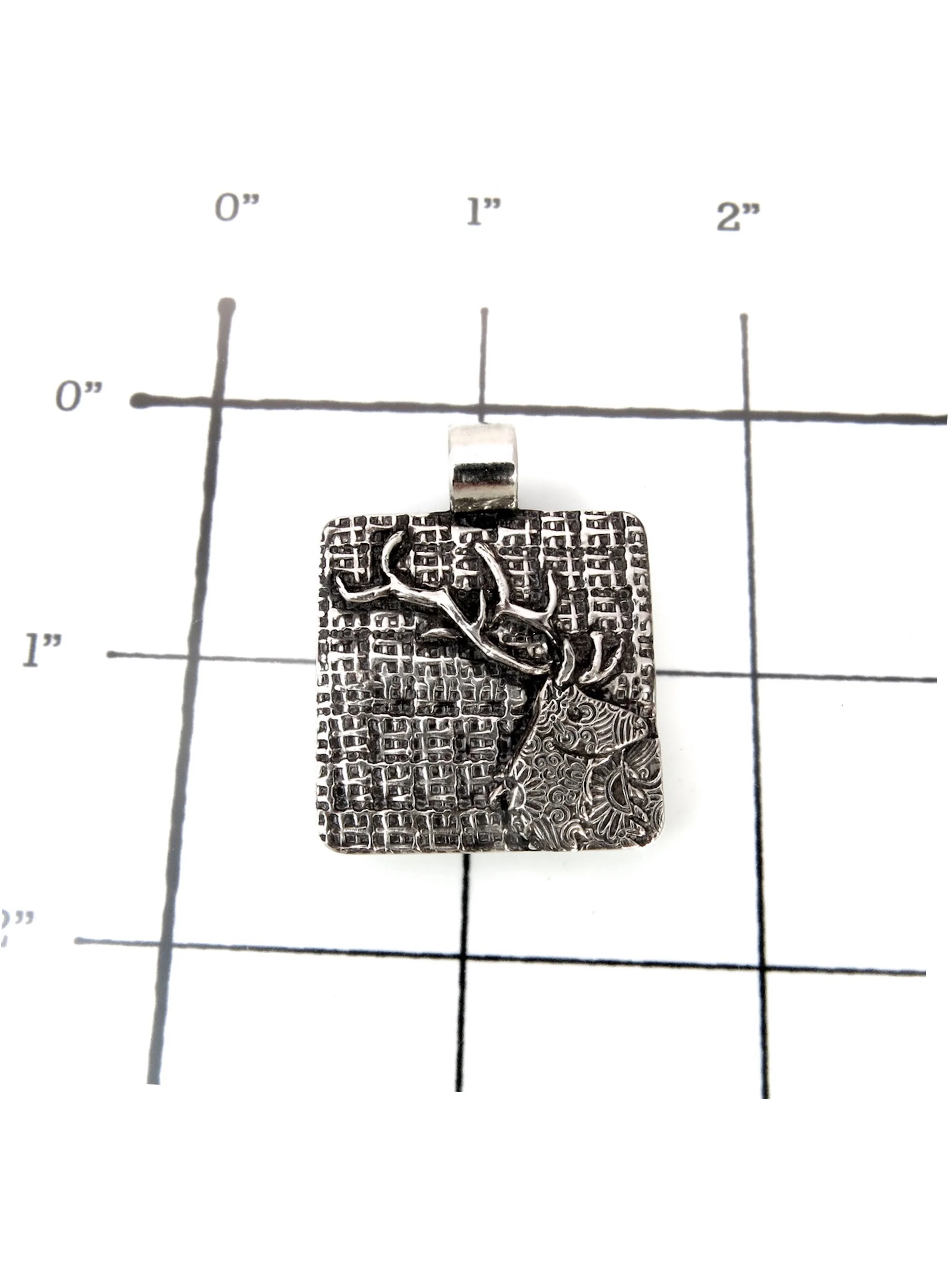 Sterling Silver Elk Totem Pendant - Image 4