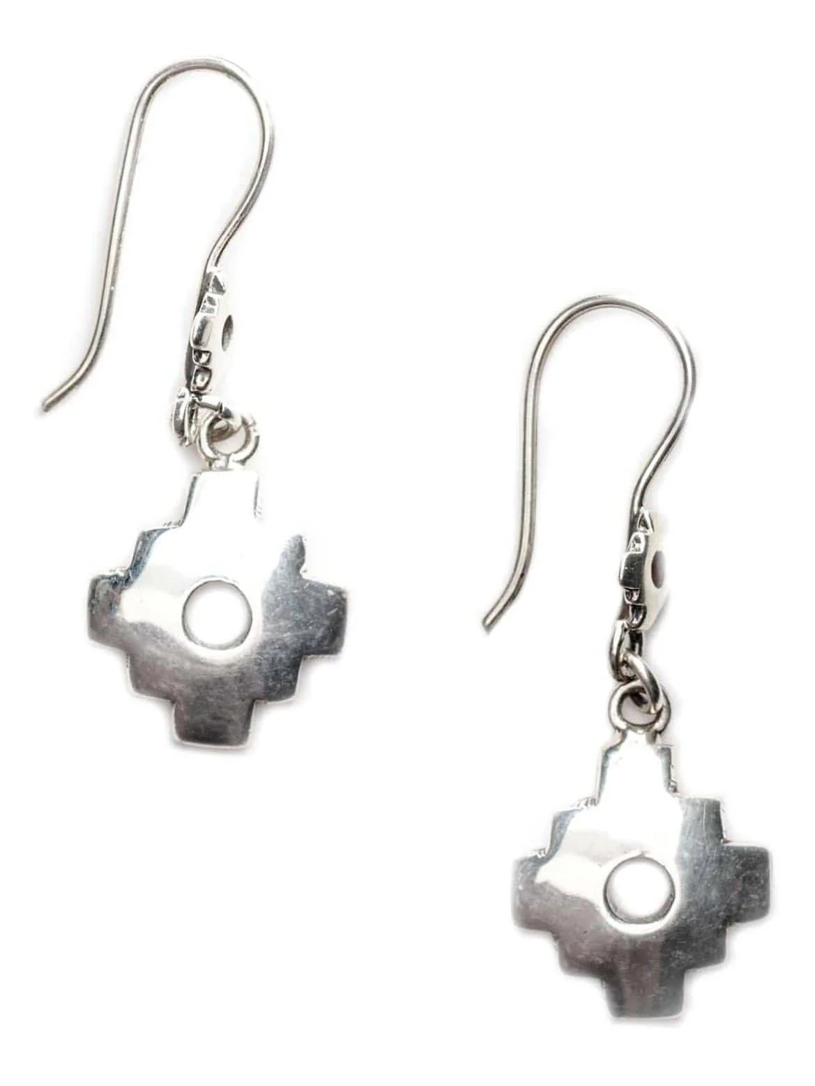 Sterling Silver Chakana Earrings - Image 2