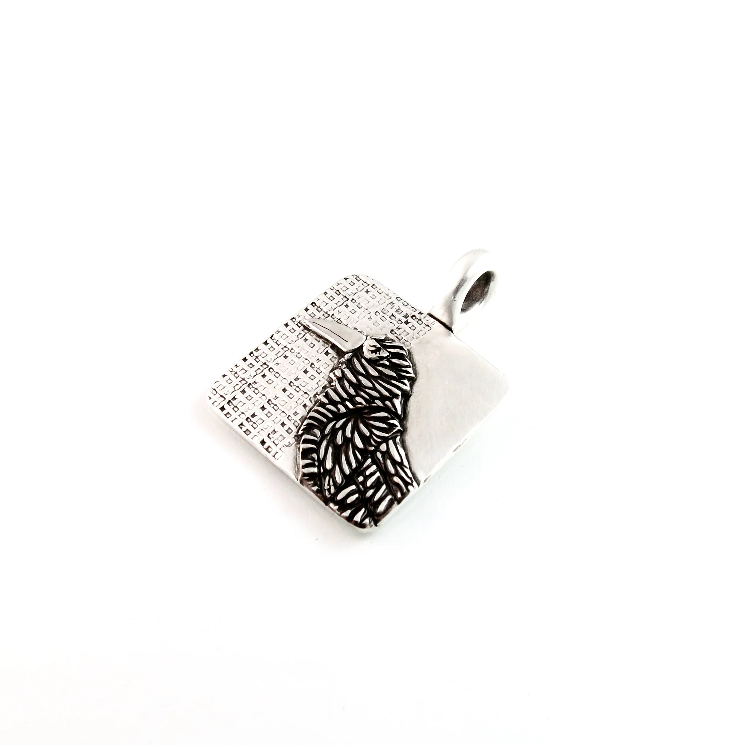 Sterling Silver Raven Totem Pendant - Image 2