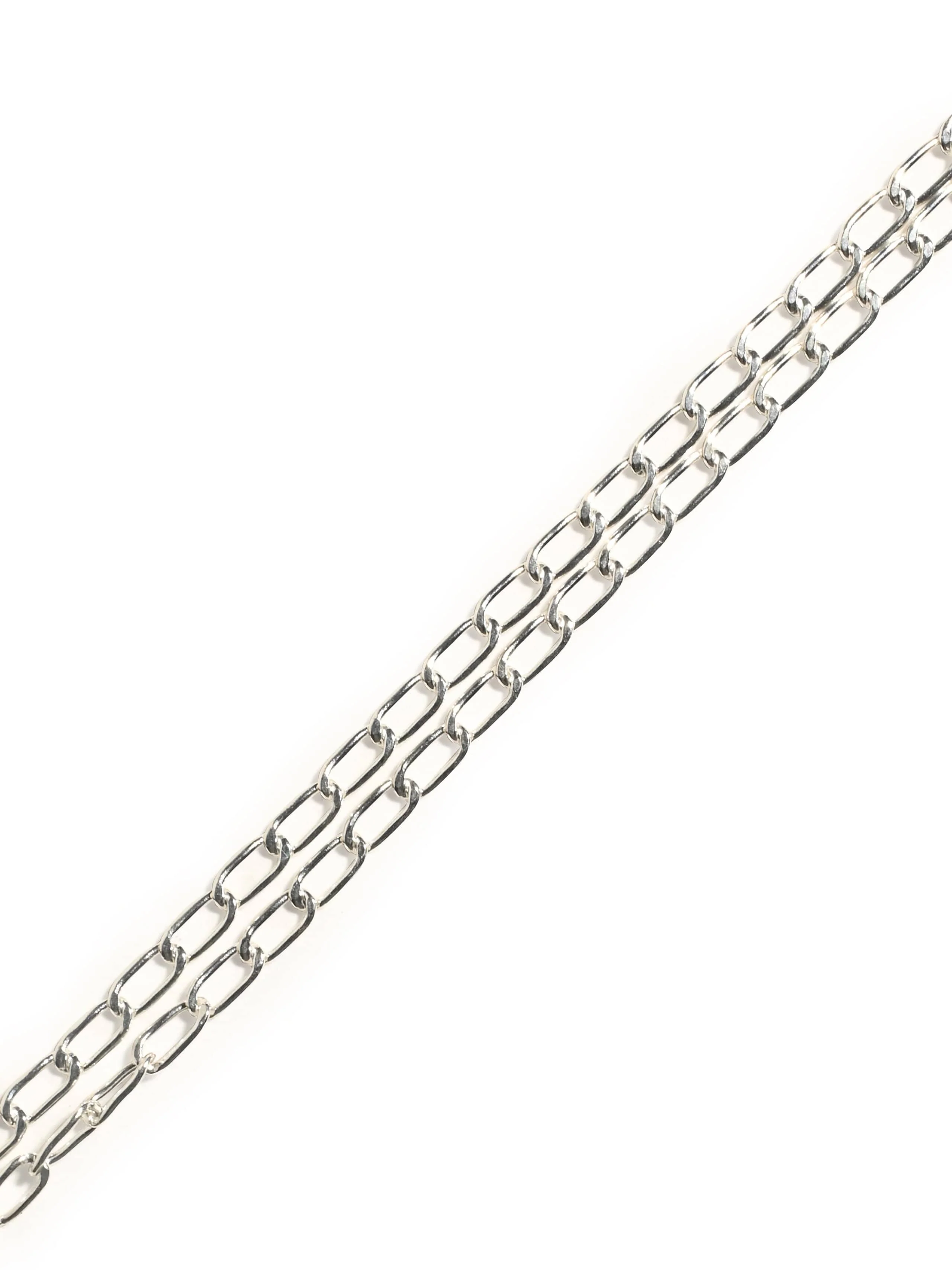 Rolo Link Chain Necklace - Sterling Silver - Image 3