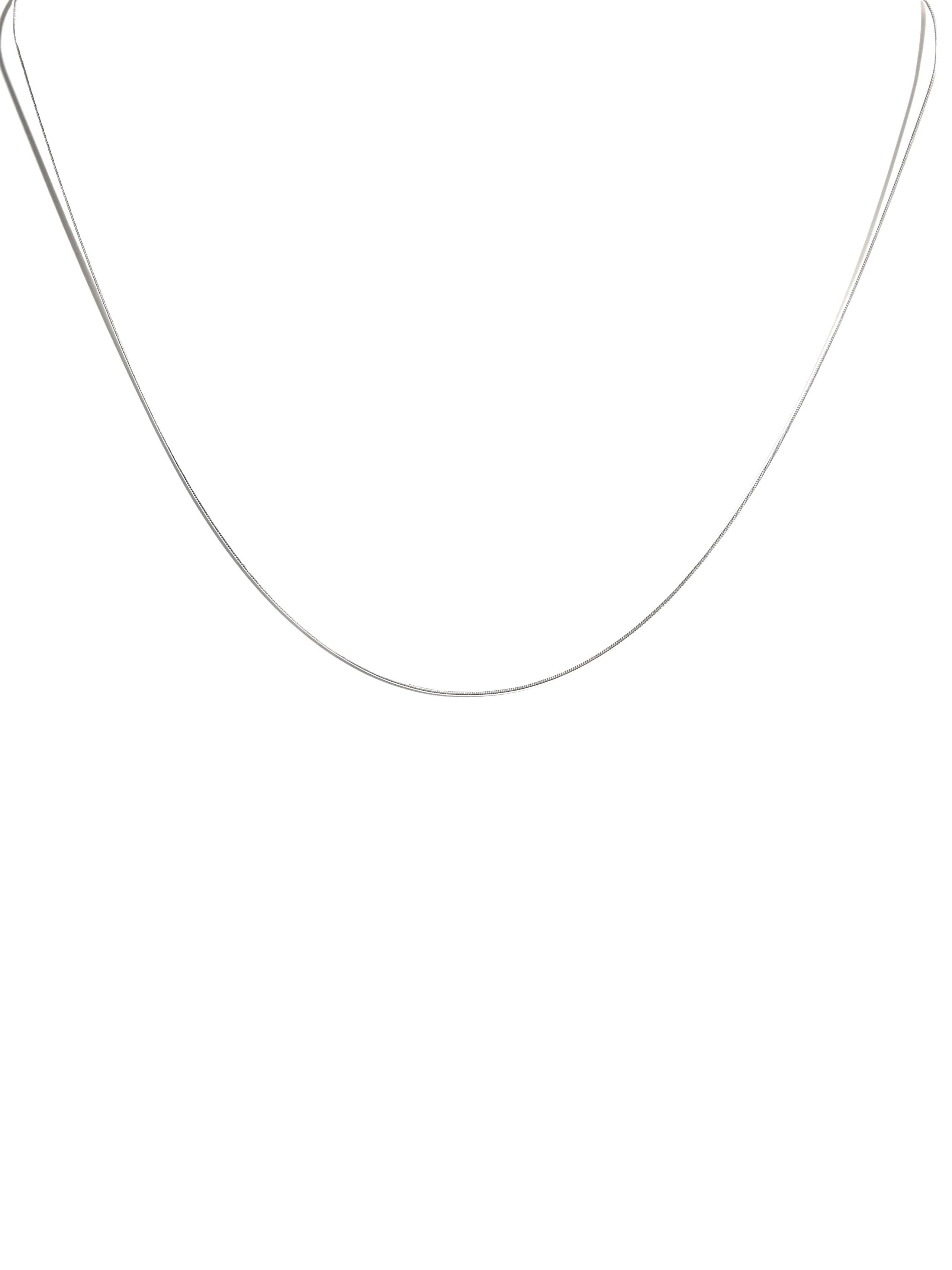 Round Chain Necklace - Sterling Silver