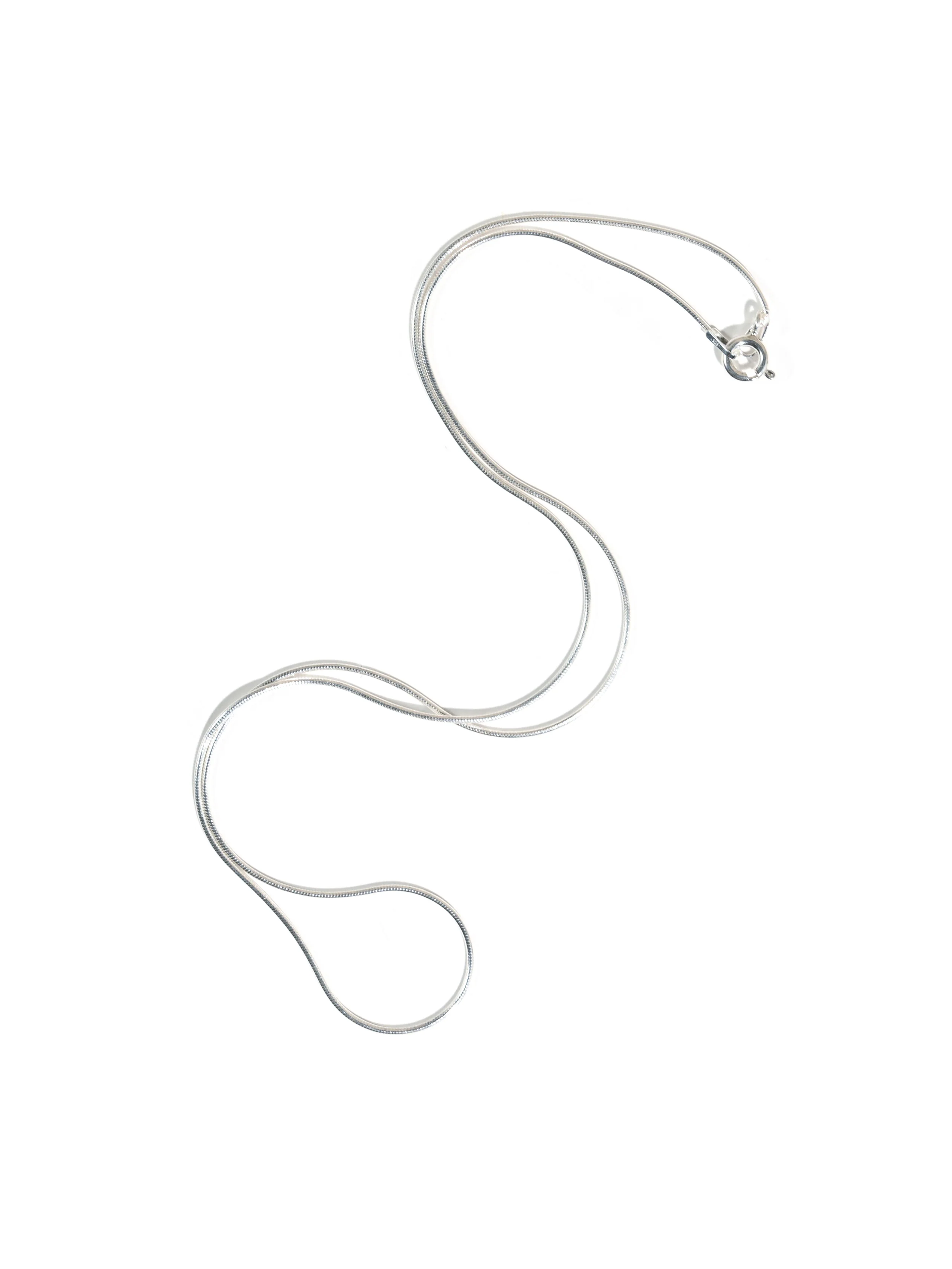 Round Chain Necklace - Sterling Silver - Image 2