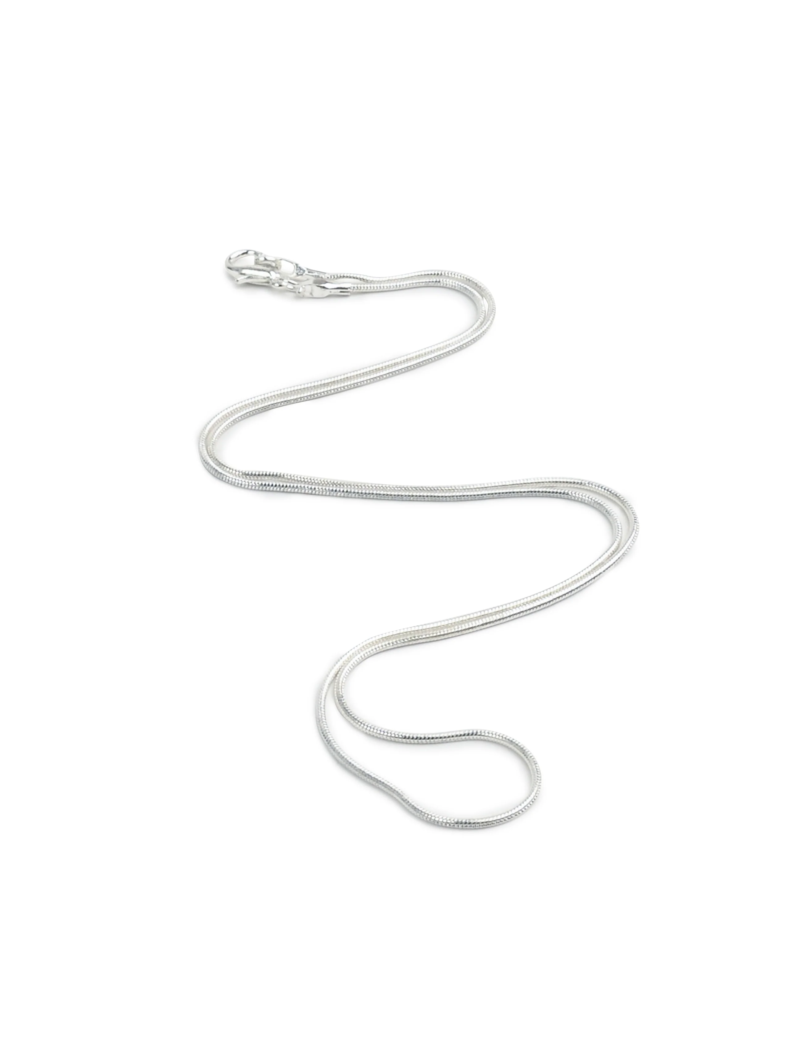 Round Chain Necklace - Sterling Silver - Image 4