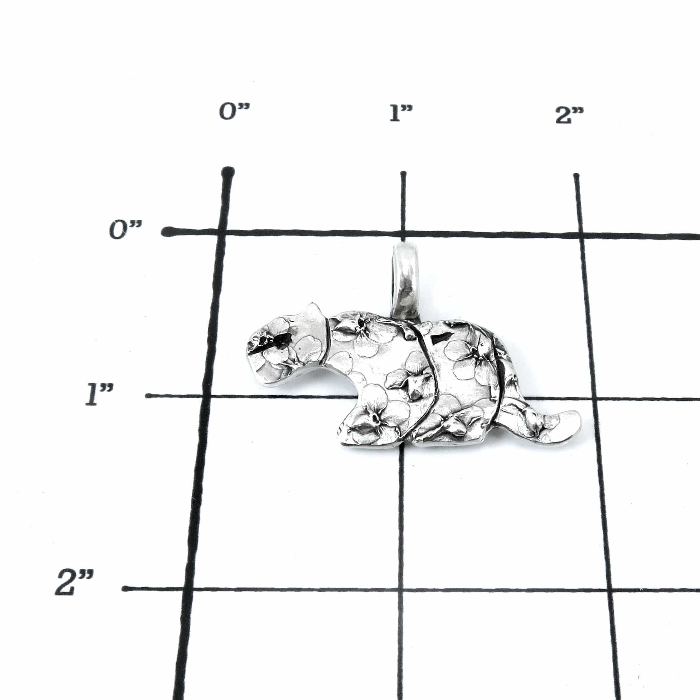 Sterling Silver Mountain Lion Totem Pendant - Image 3