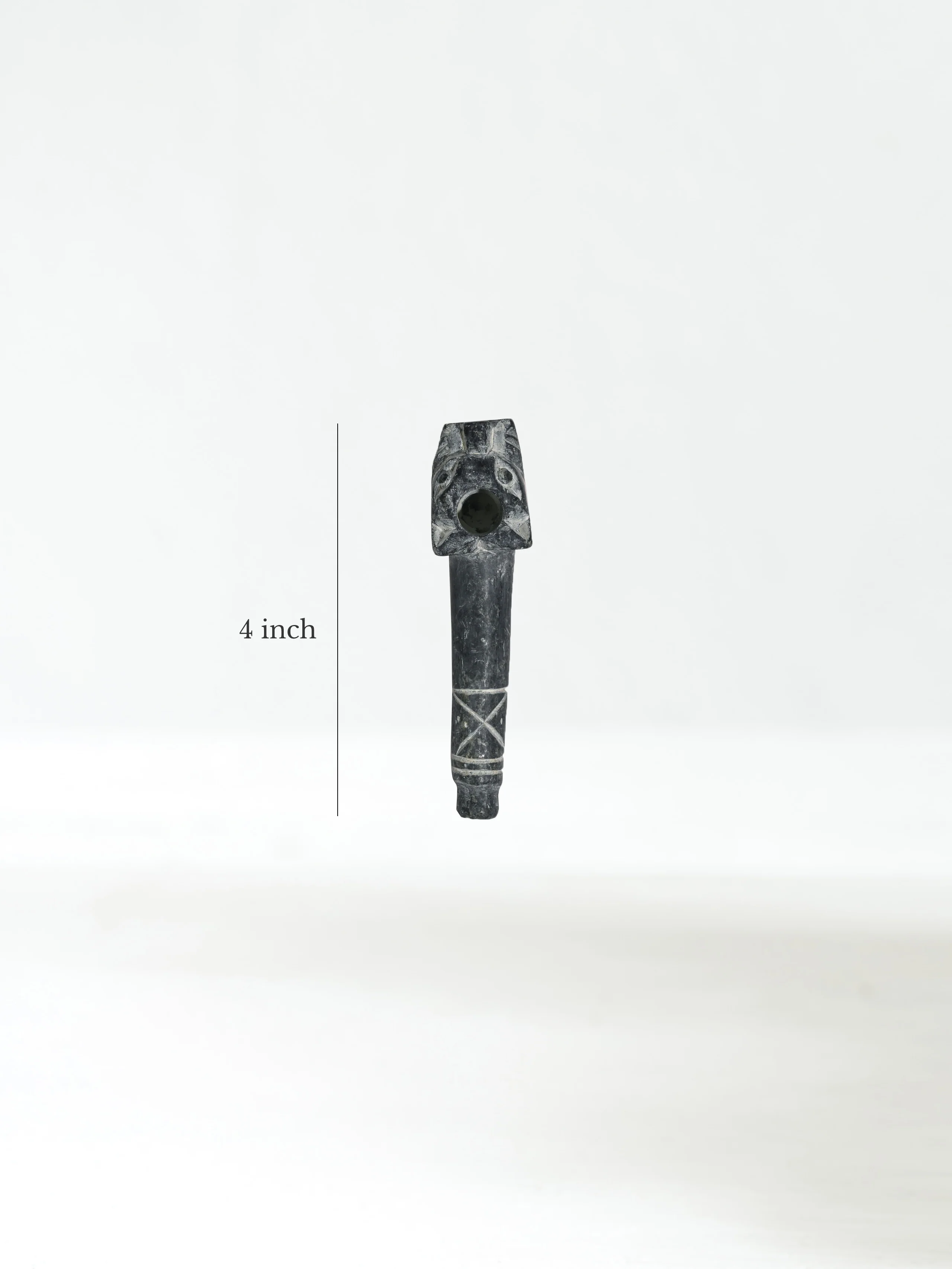 Jaguar Stone Carved Pipe - Image 5