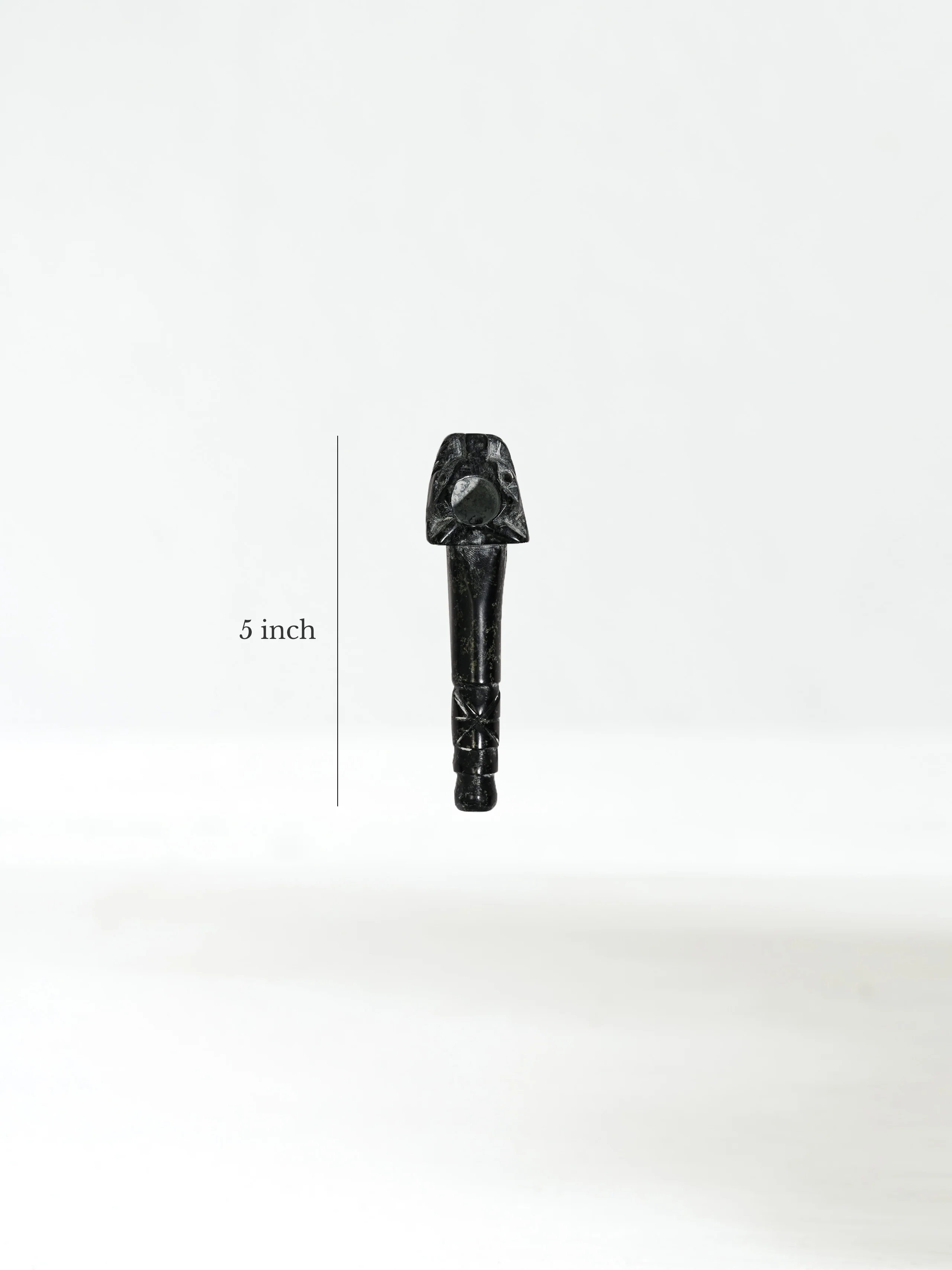 Jaguar Stone Carved Pipe - Image 8