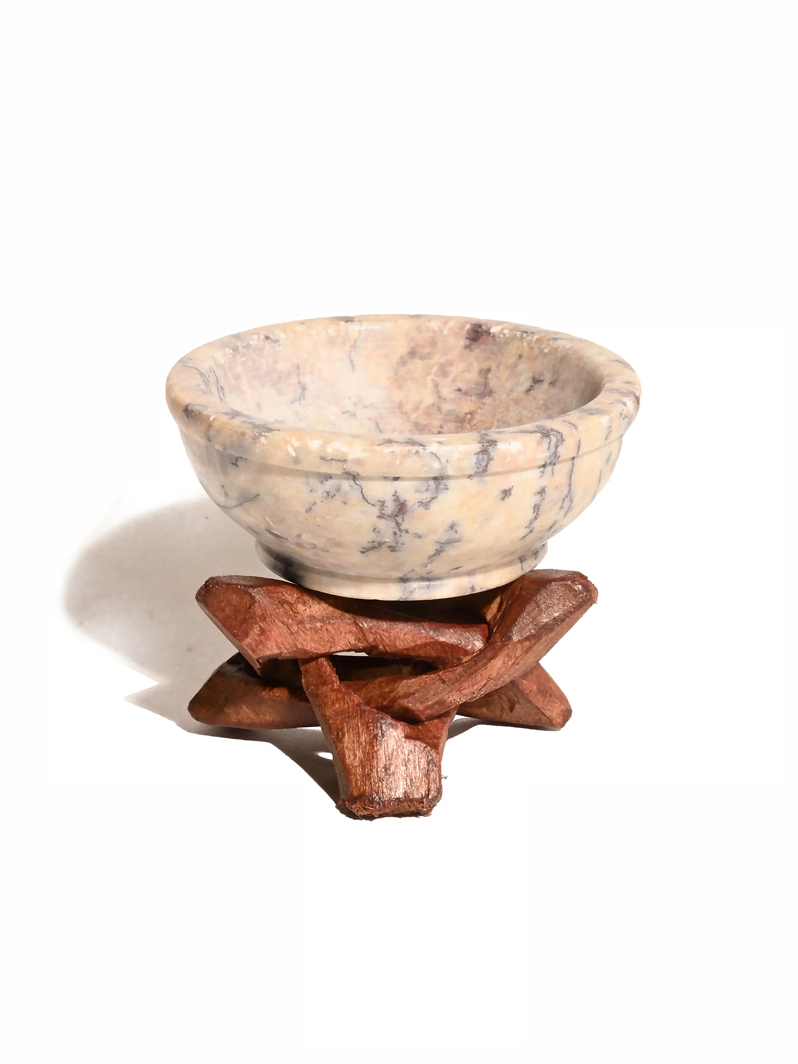 Small Stone Resin Burner with Stand - Image 7