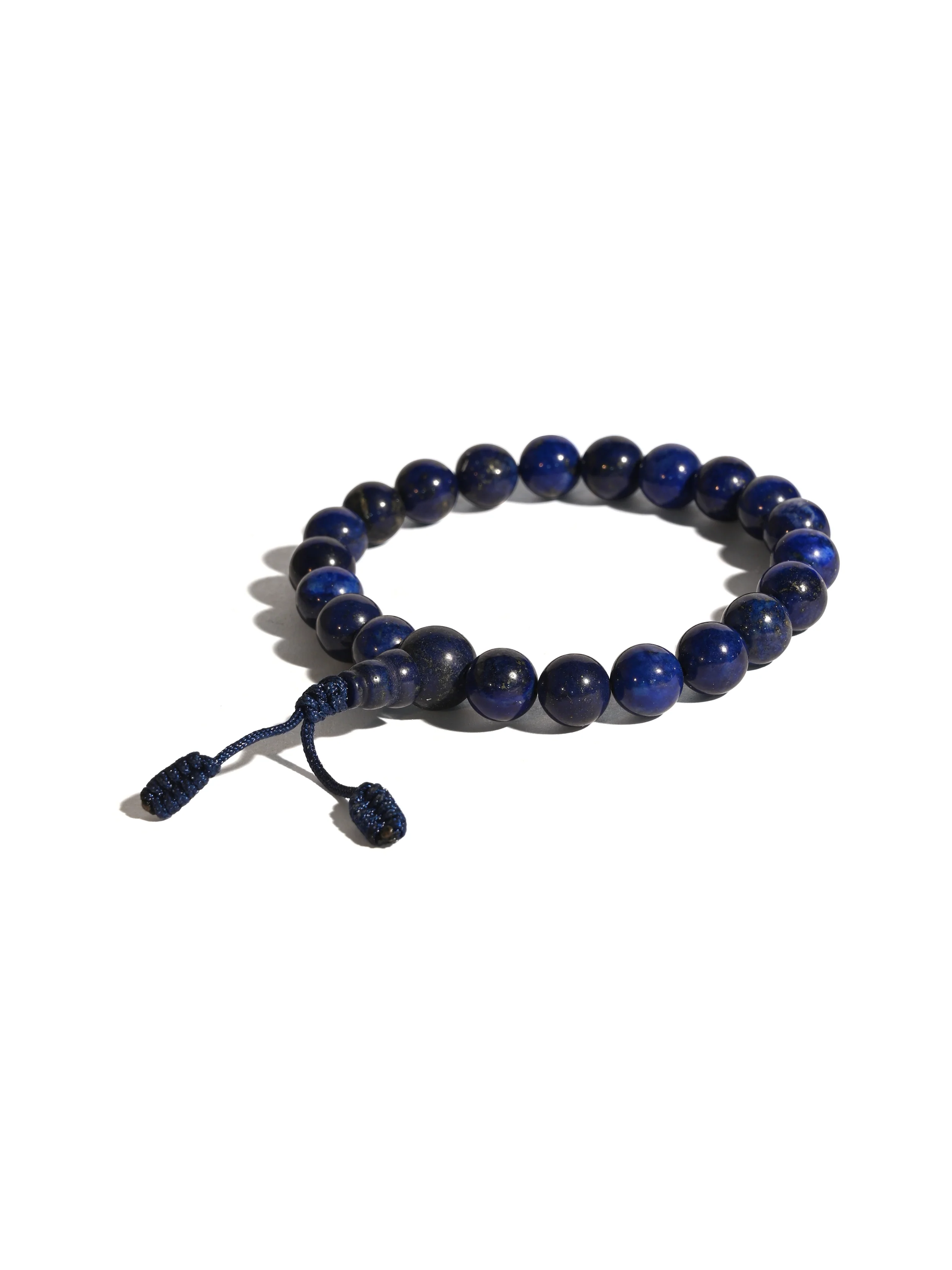 Tibetan Lapis Bead Wrist Mala - Image 3