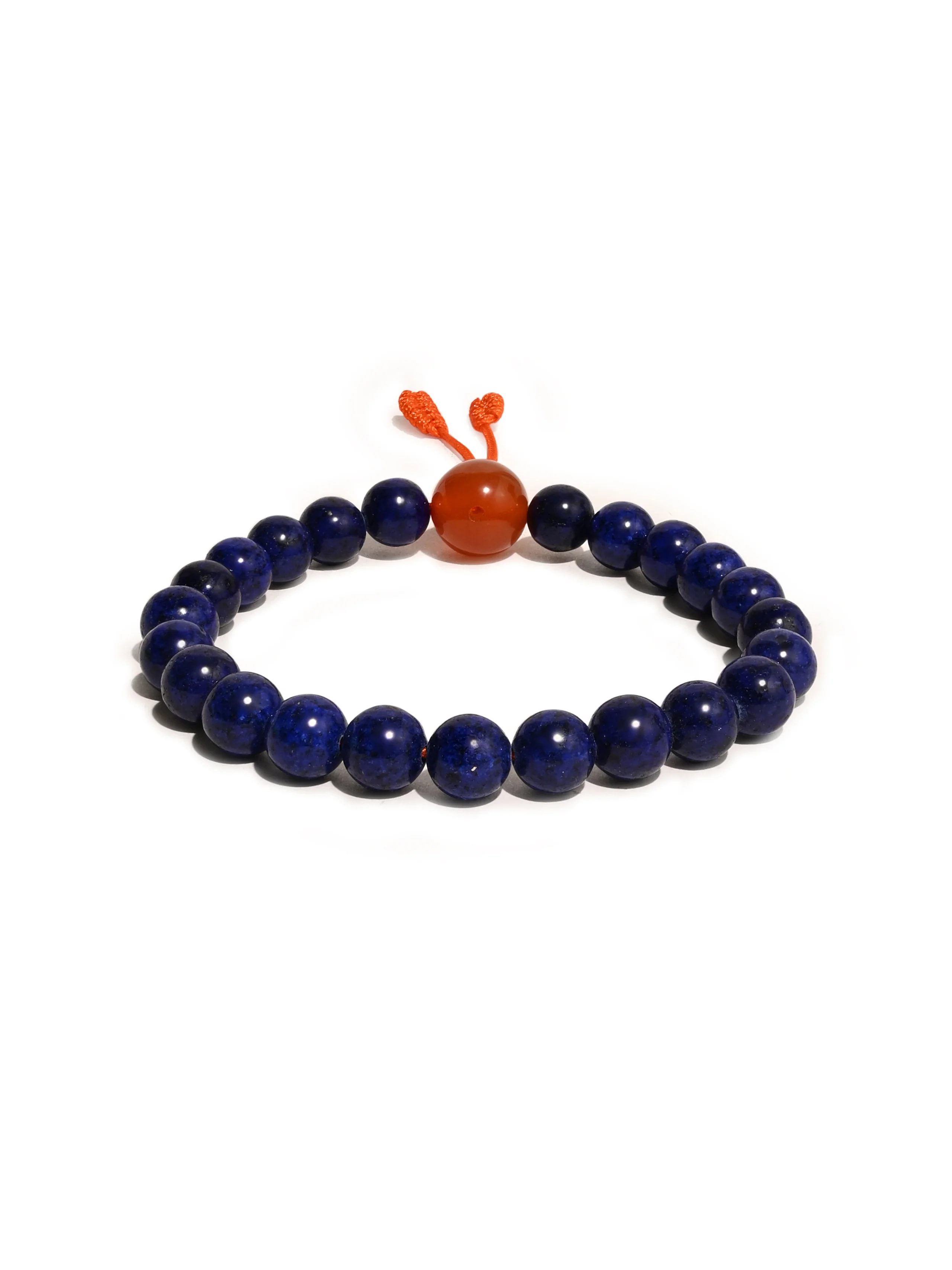 Tibetan Lapis Bead Wrist Mala - Image 4