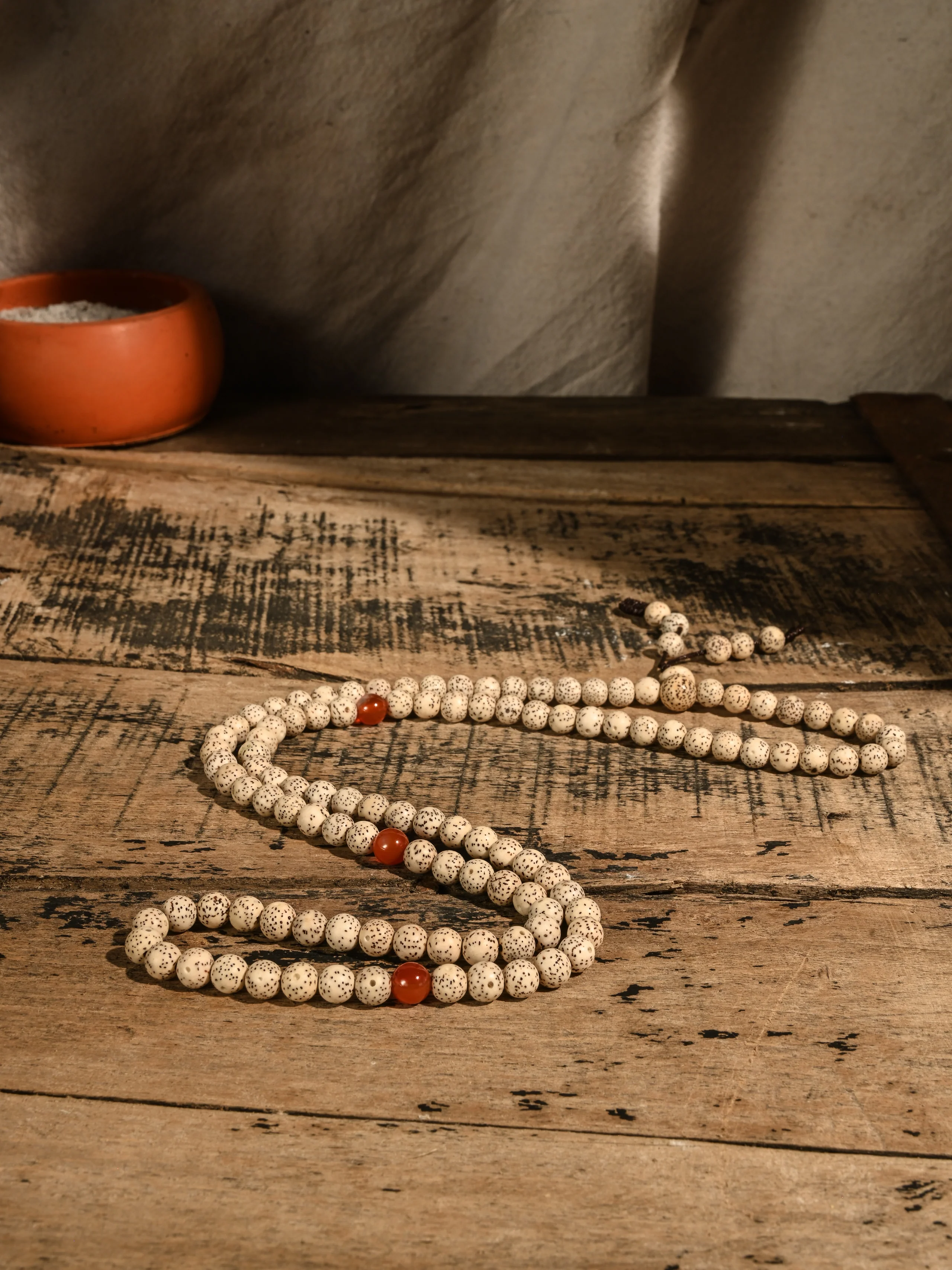 Tibetan Lotus Seed Japa Prayer Bead - 108 Beads