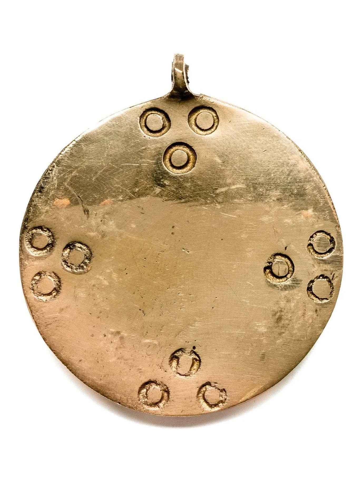 Tibetan Melong Shamanic Mirror Pendant - Image 2