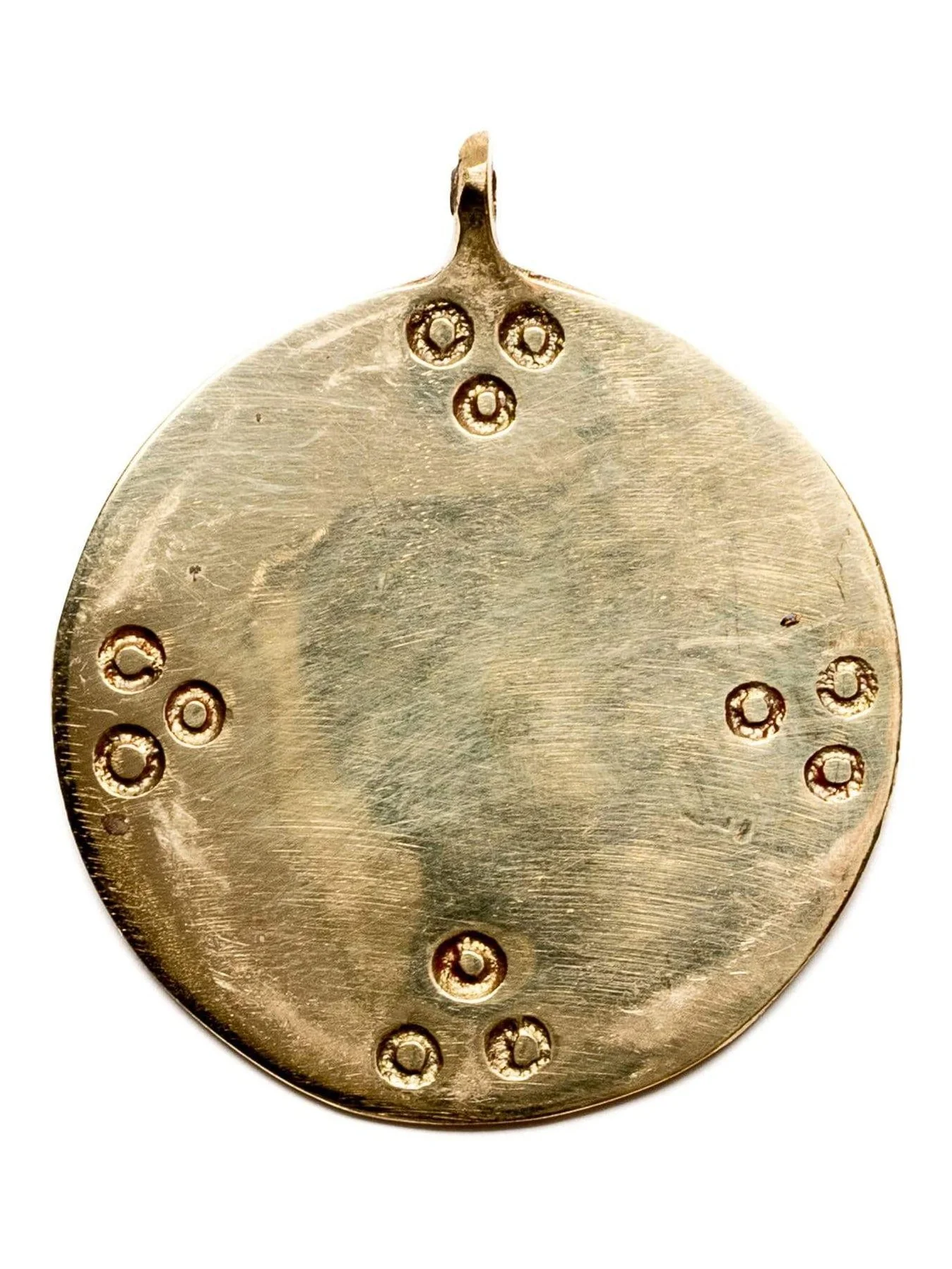 Tibetan Melong Shamanic Mirror Pendant - Image 3