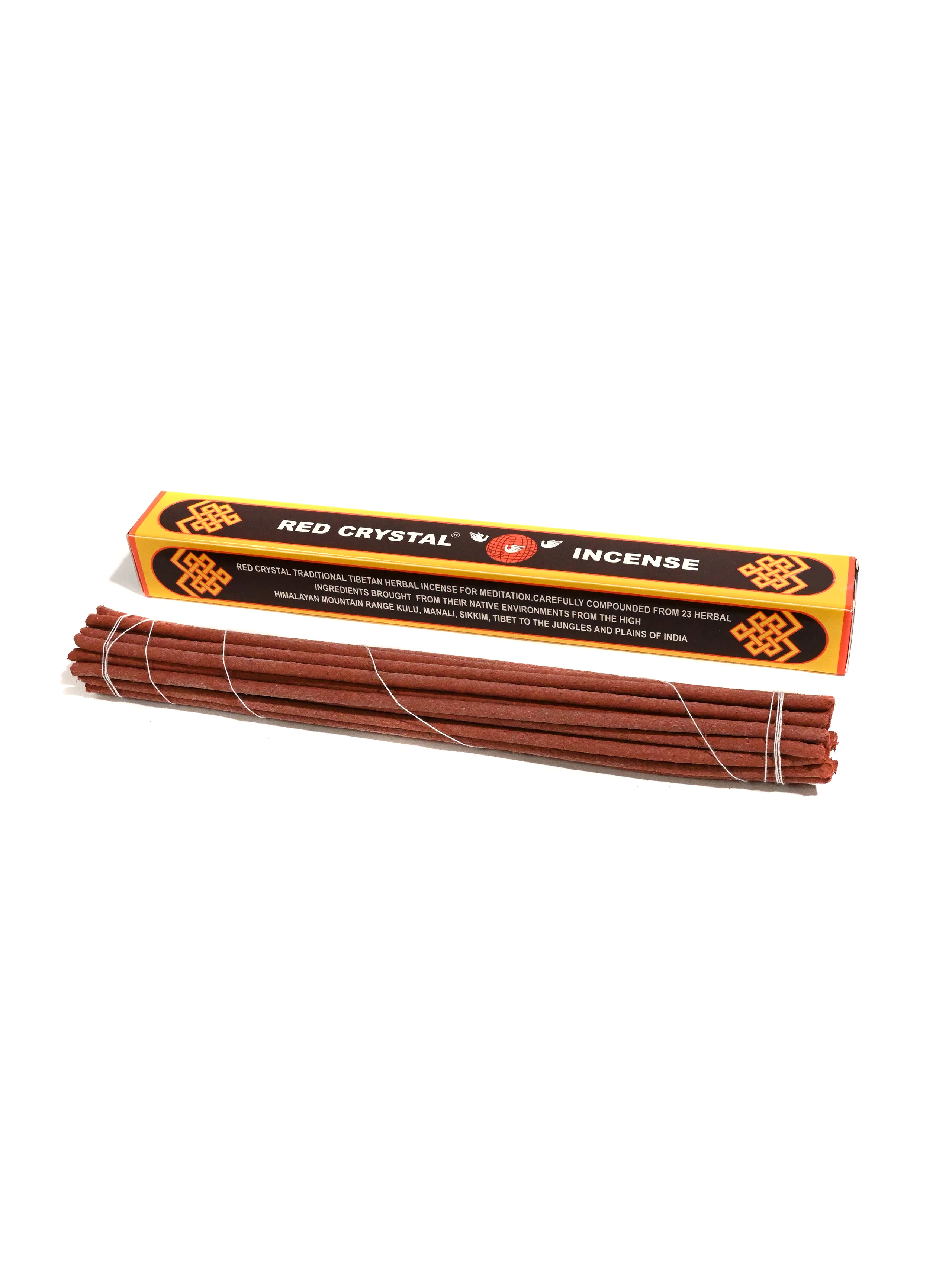 Traditional Tibetan Red Crystal Incense - Image 3