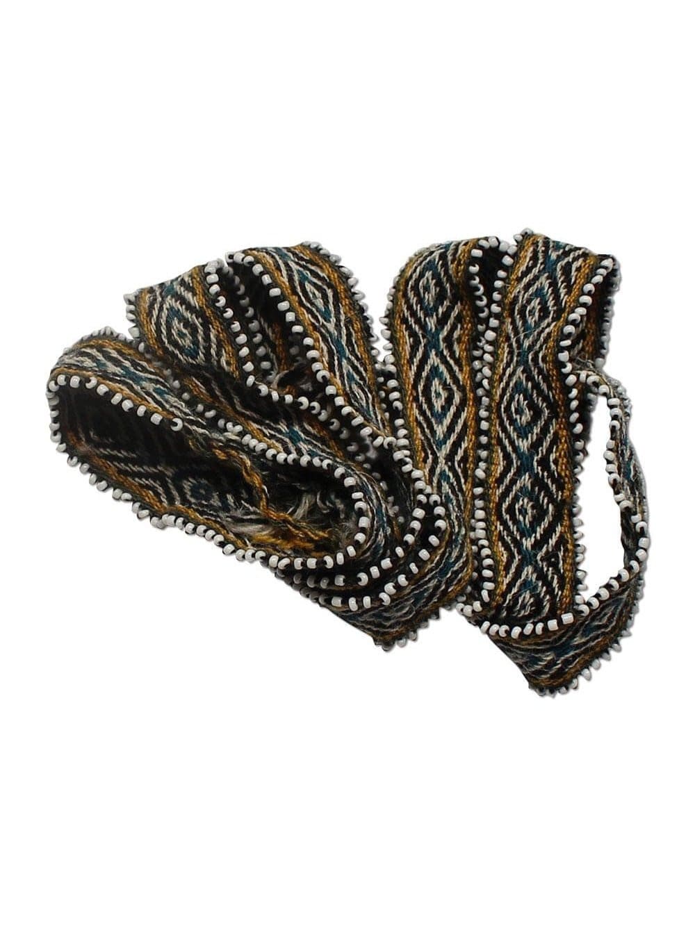 Watana Tie w/Beaded Trim - Image 4