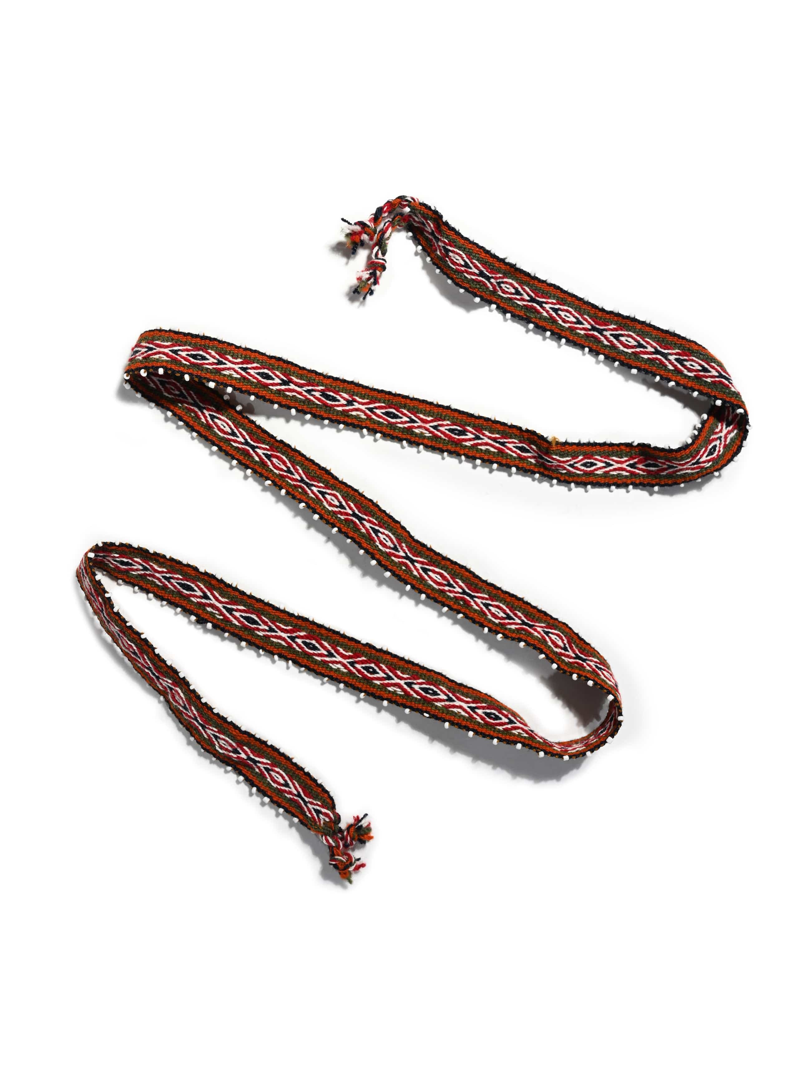Watana Ties with Beaded Trim - Wide - Image 3
