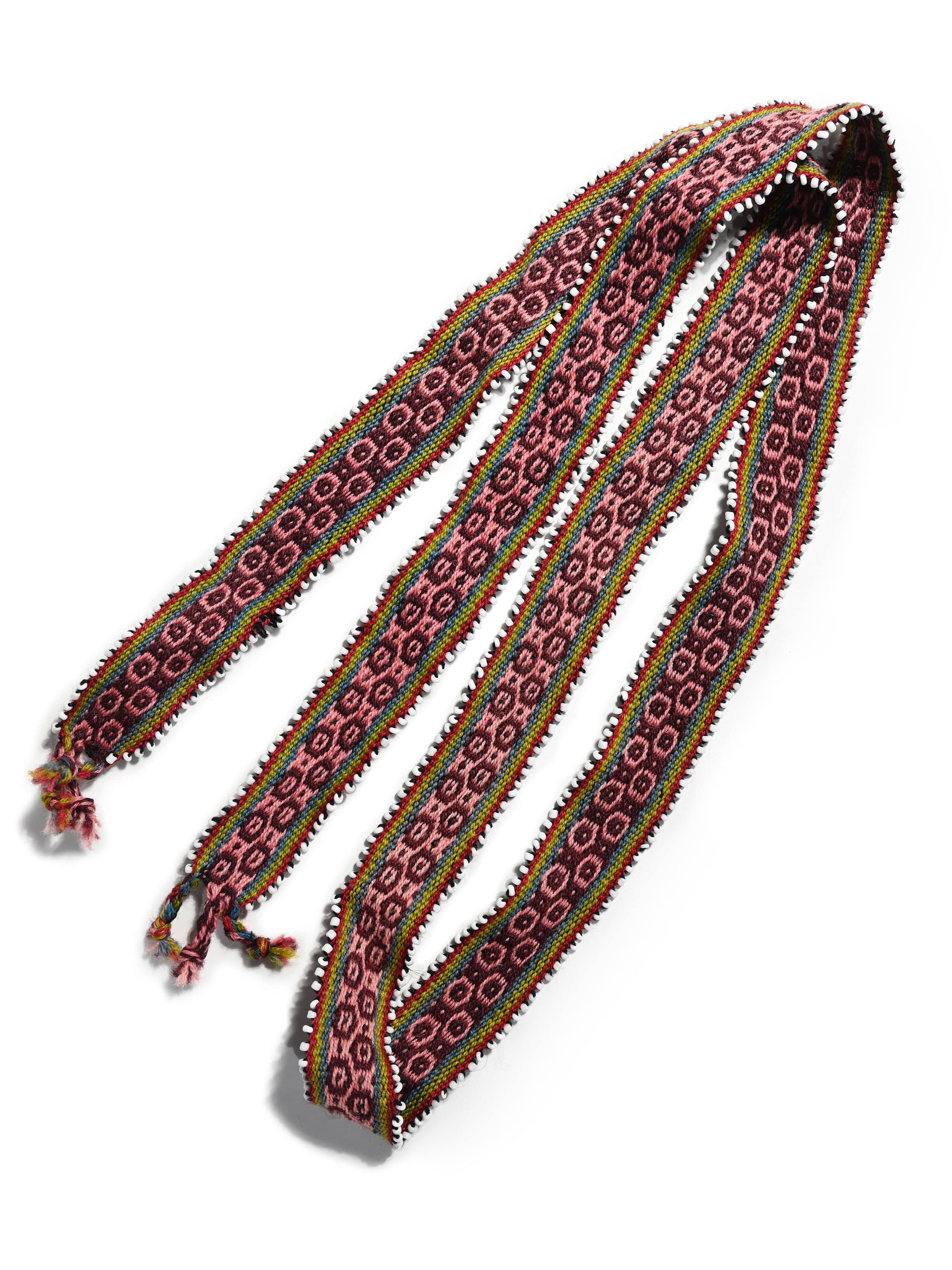 Watana Ties with Beaded Trim - Wide - Image 4