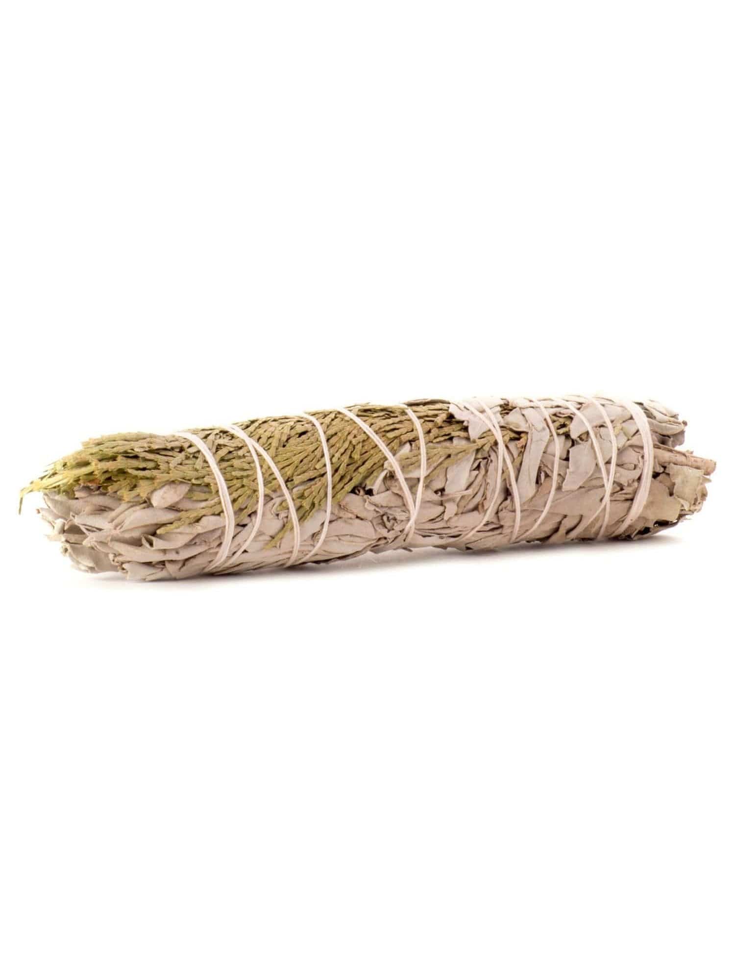 White Sage & Cedar Large Smudge Stick - 8-9 inch - Image 2