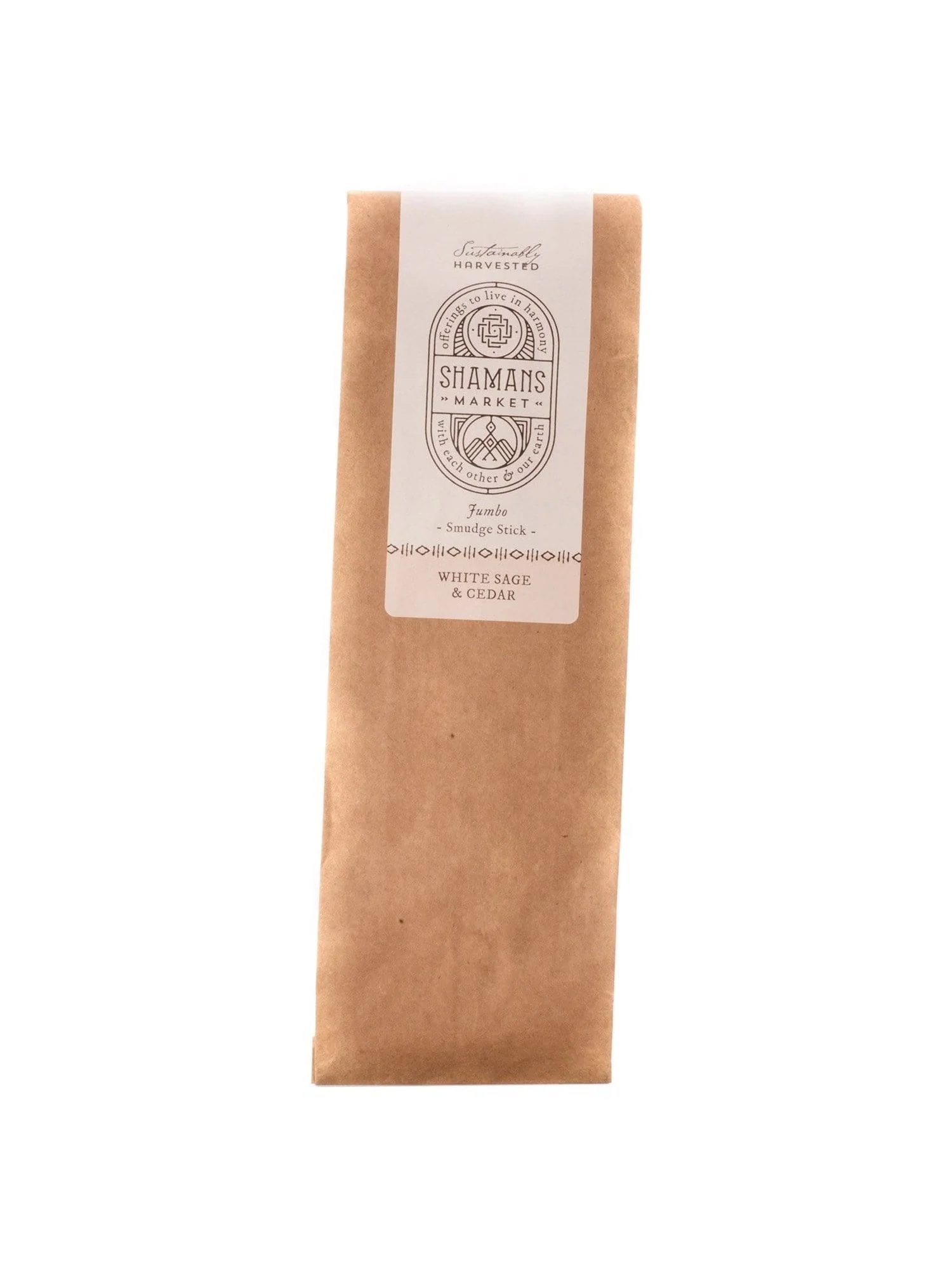 White Sage & Cedar Large Smudge Stick - 8-9 inch - Image 3