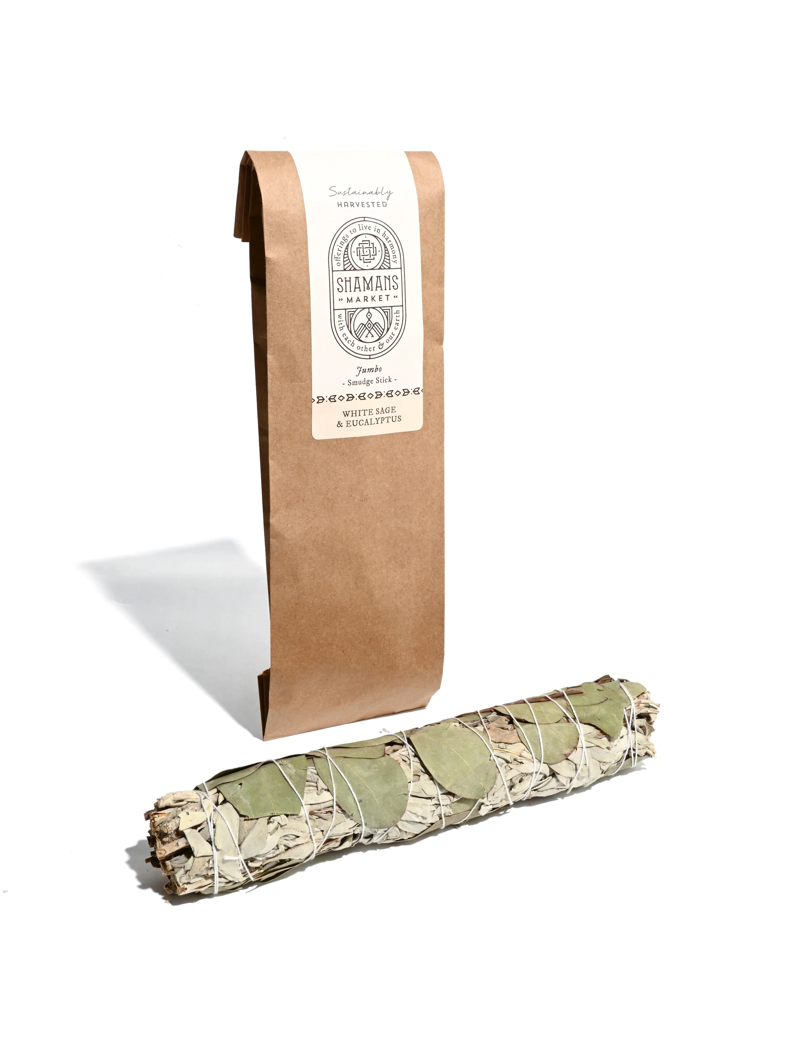 White Sage & Eucalyptus Smudge Stick - Image 2