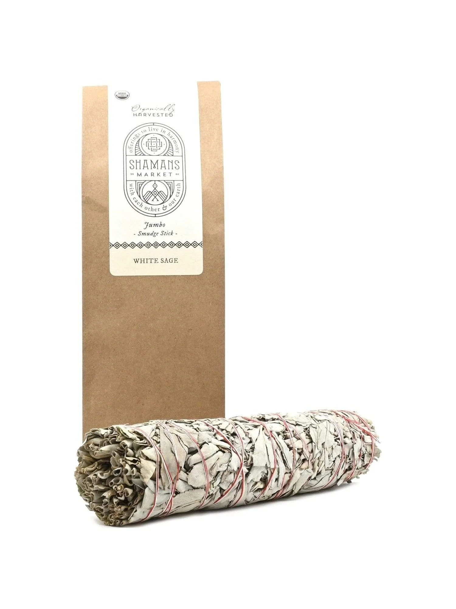 White Sage Native American Grown Smudge Sticks