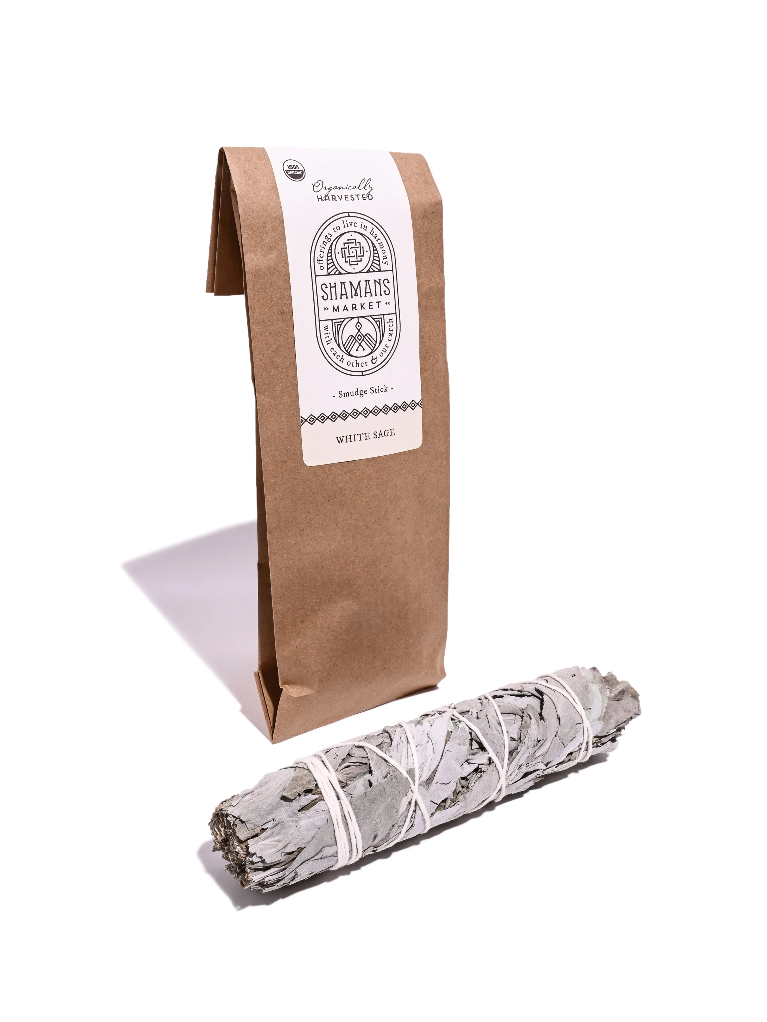 White Sage Native American Grown Smudge Sticks - Image 4