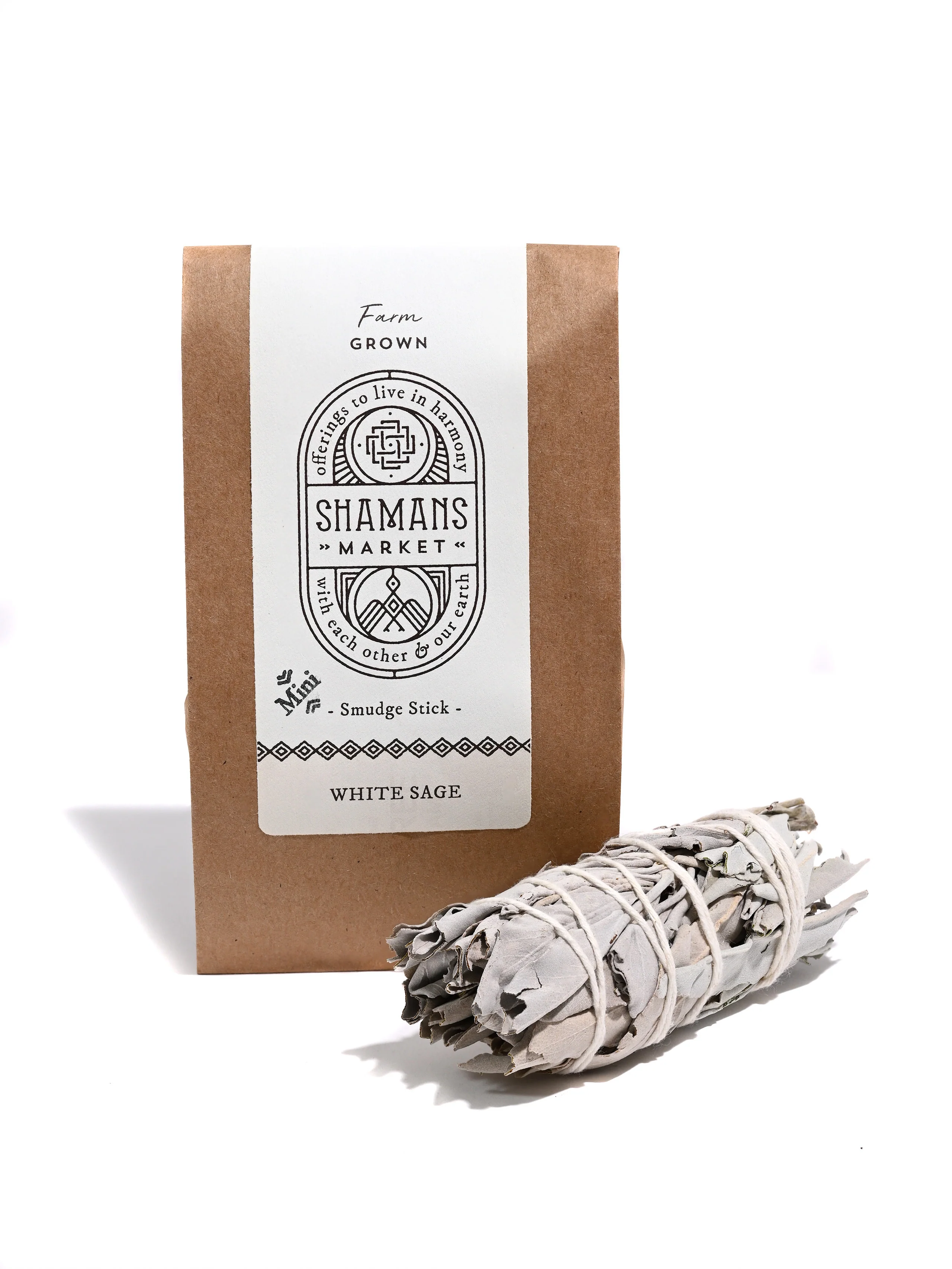 White Sage Native American Grown Smudge Sticks - Image 8