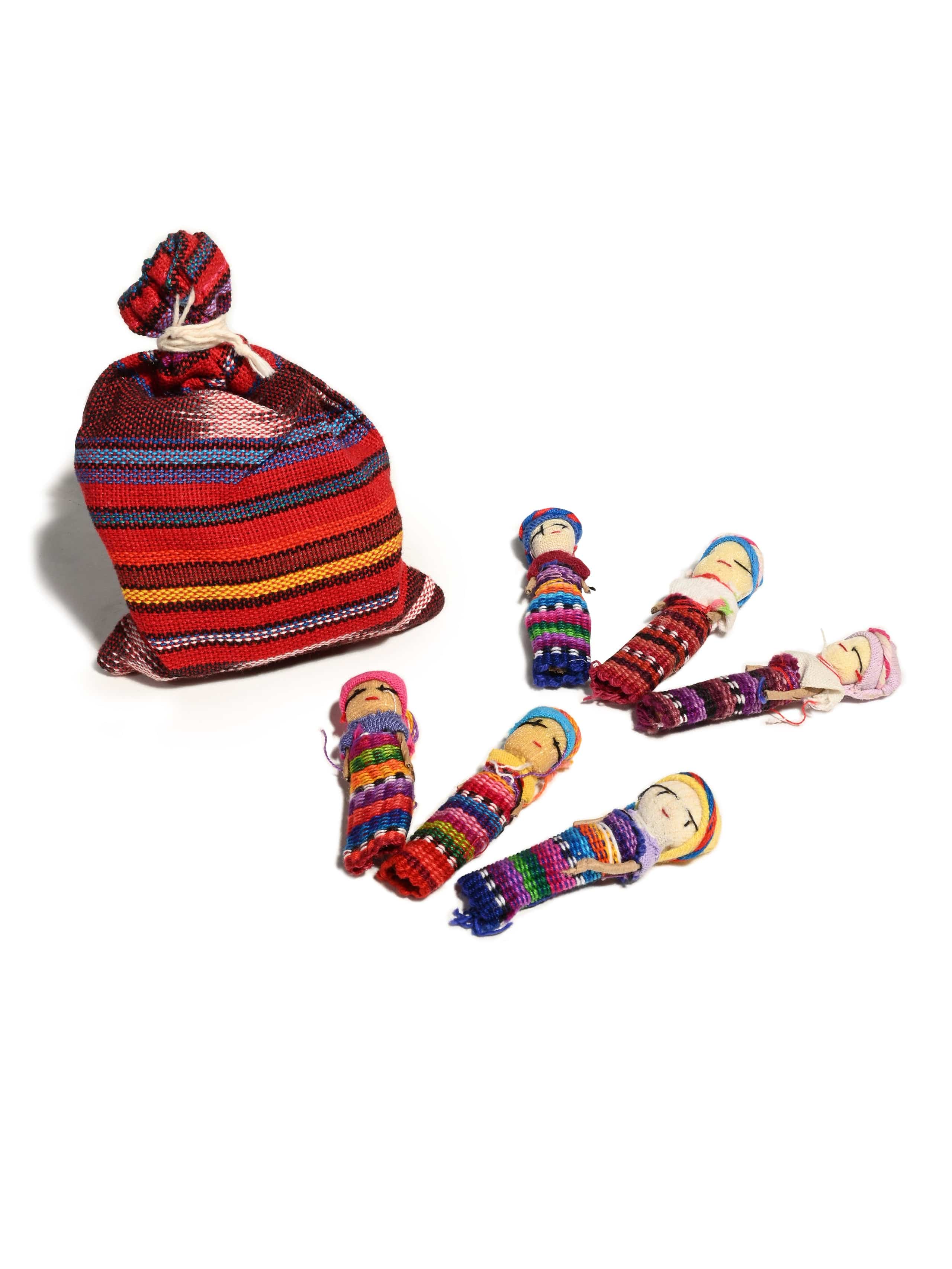 Worry Dolls 2 Inch w/Pouch - Image 4